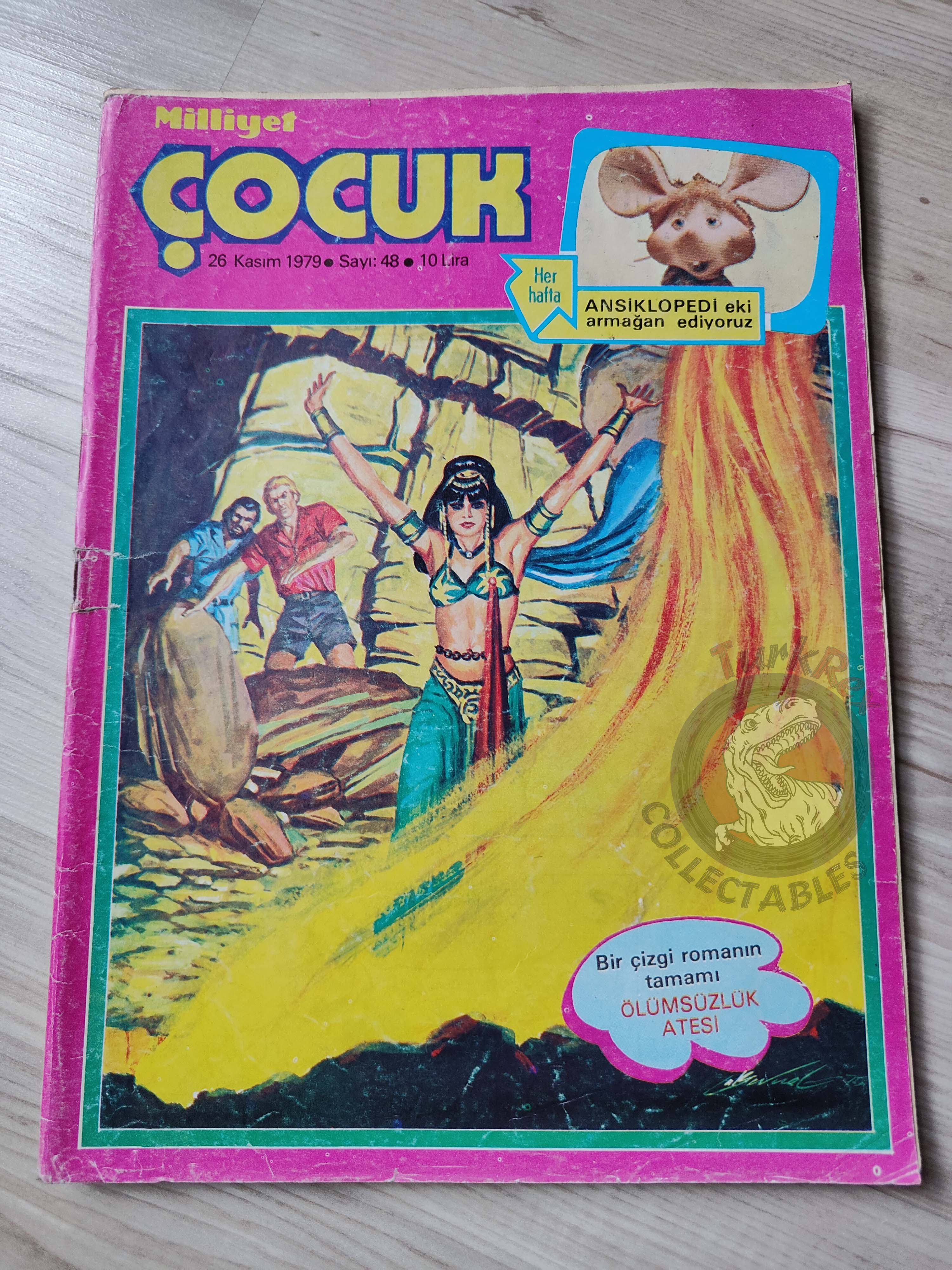 Milliyet Çocuk #48 1979 Turkish Comic Turkey Joyas Literarias Juveniles #151 H. Rider Haggard