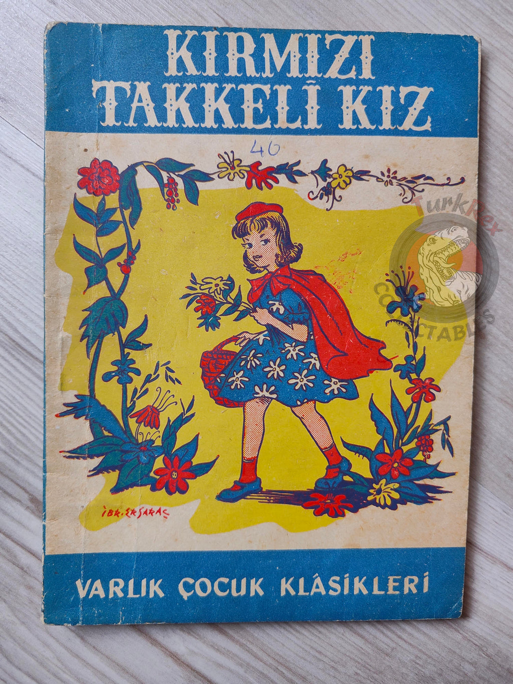Little Red Riding Hood  – Charles Perrault 1966 Turkish Book Turkey Illustrated Grimm Brothers