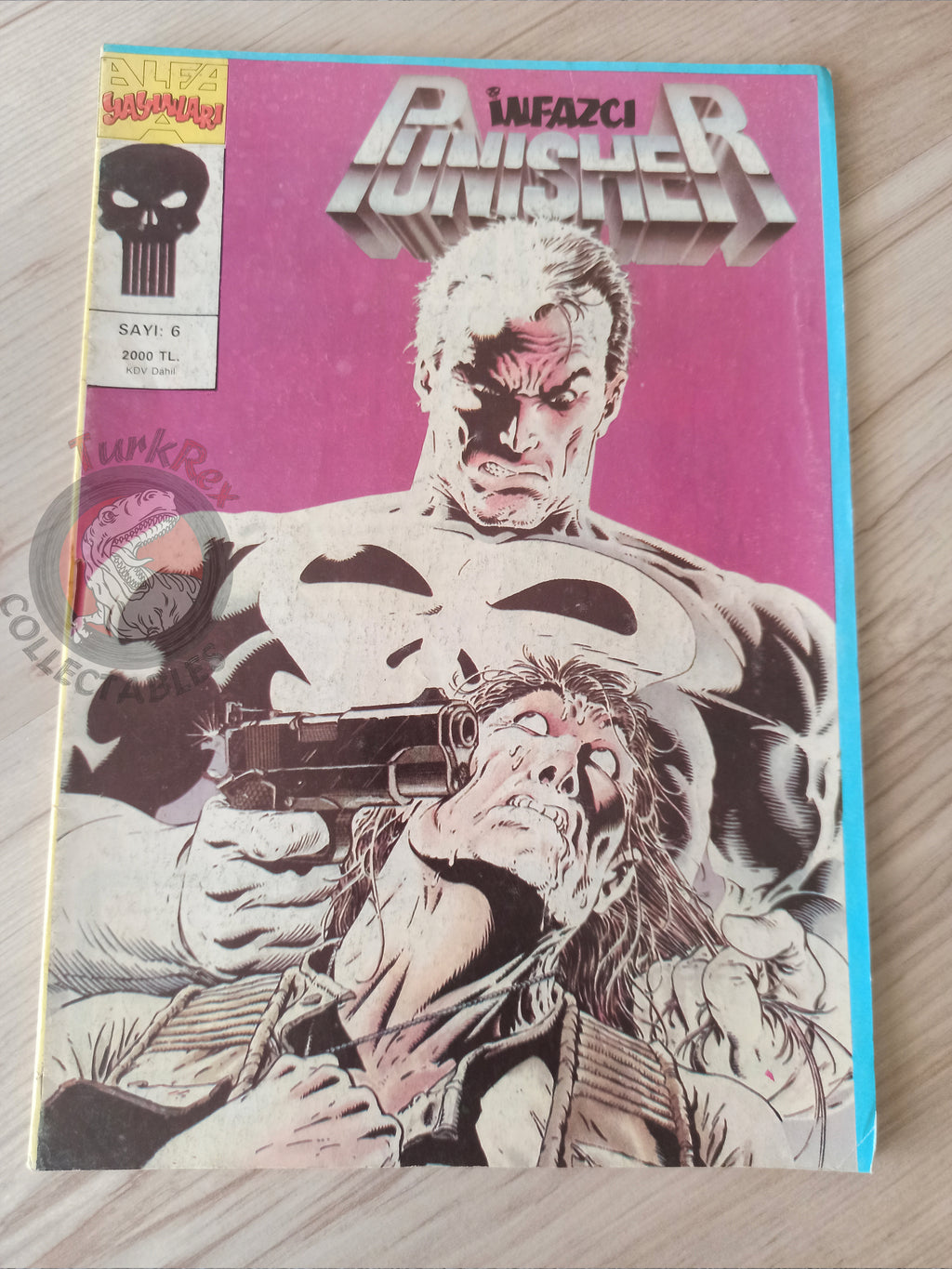 The Punisher #6 1991 Turkish Comic Turkey #44 Mike Zeck