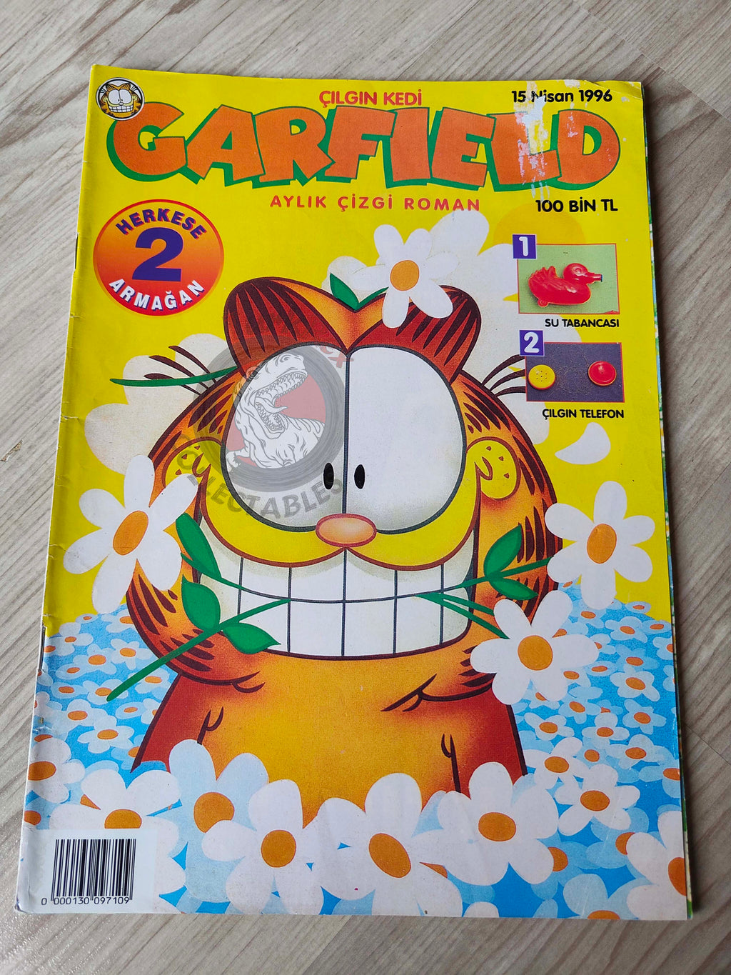 Garfield #1 1996 Turkish Magazine Comic Turkey