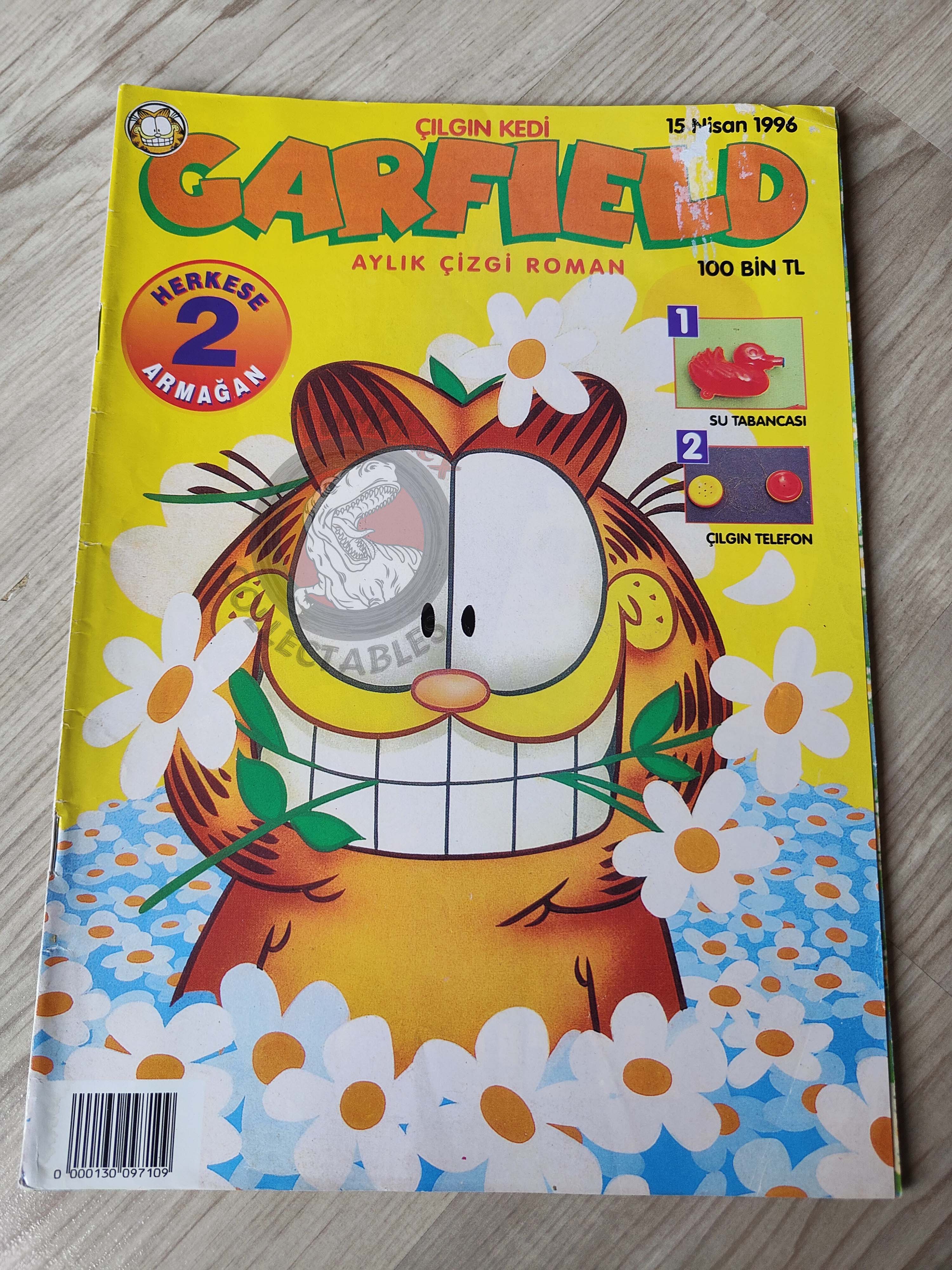 Garfield #1 1996 Turkish Magazine Comic Turkey