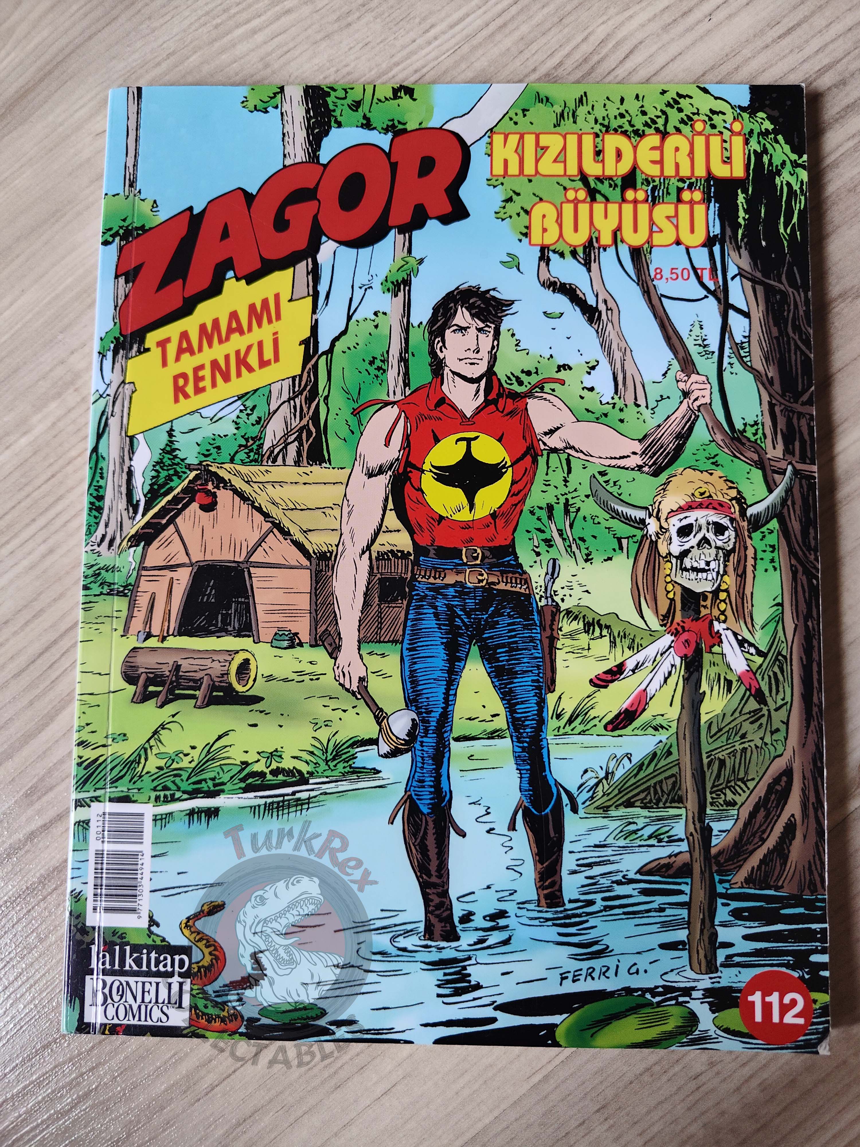 Zagor #112 2011 Magia Indiana Turkish Comic Turkey #500