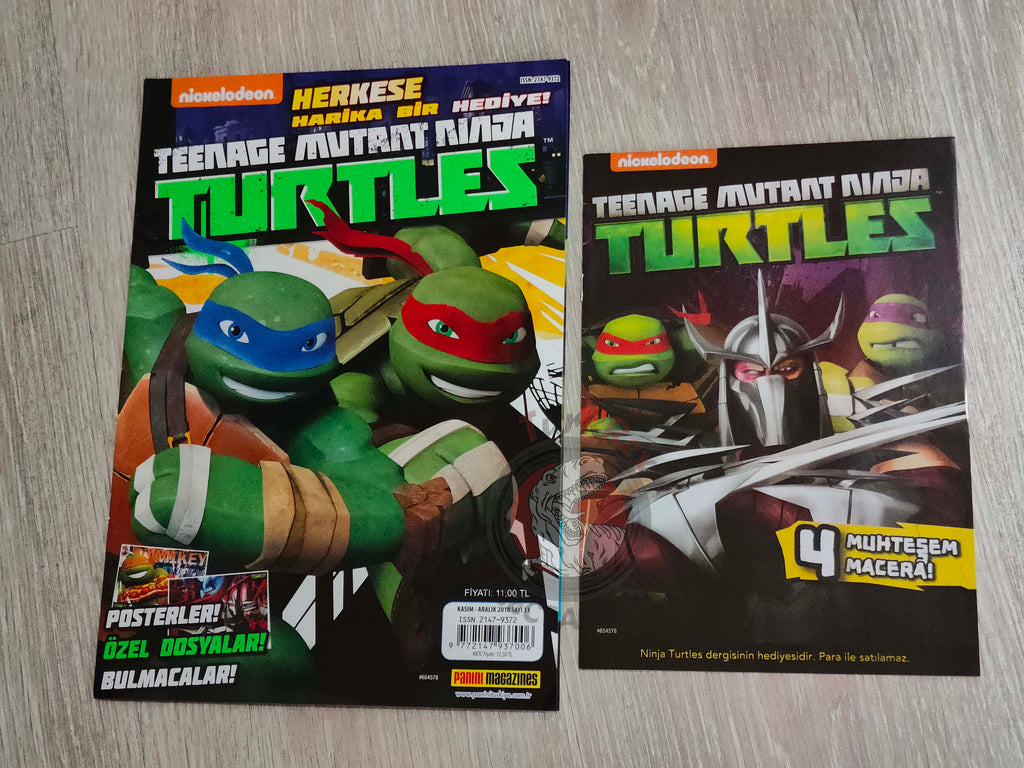 Teenage Mutant Ninja Turtles Magazine 2018 Turkish Comic Turkey TMNT