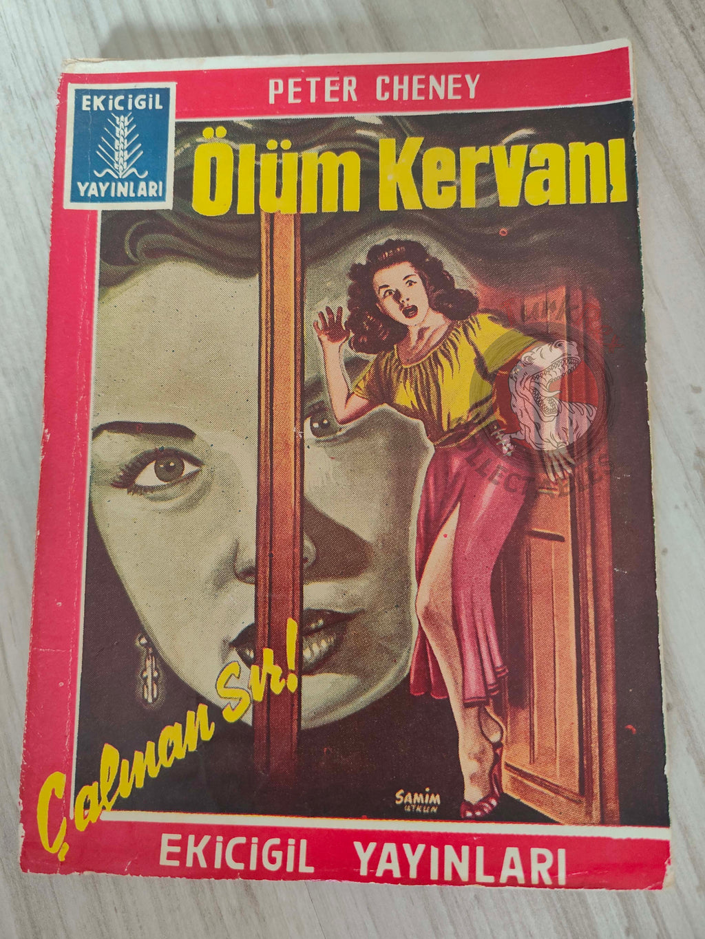 Peter Cheyney – Dark Interlude 1954 1st Turkish Book Turkey