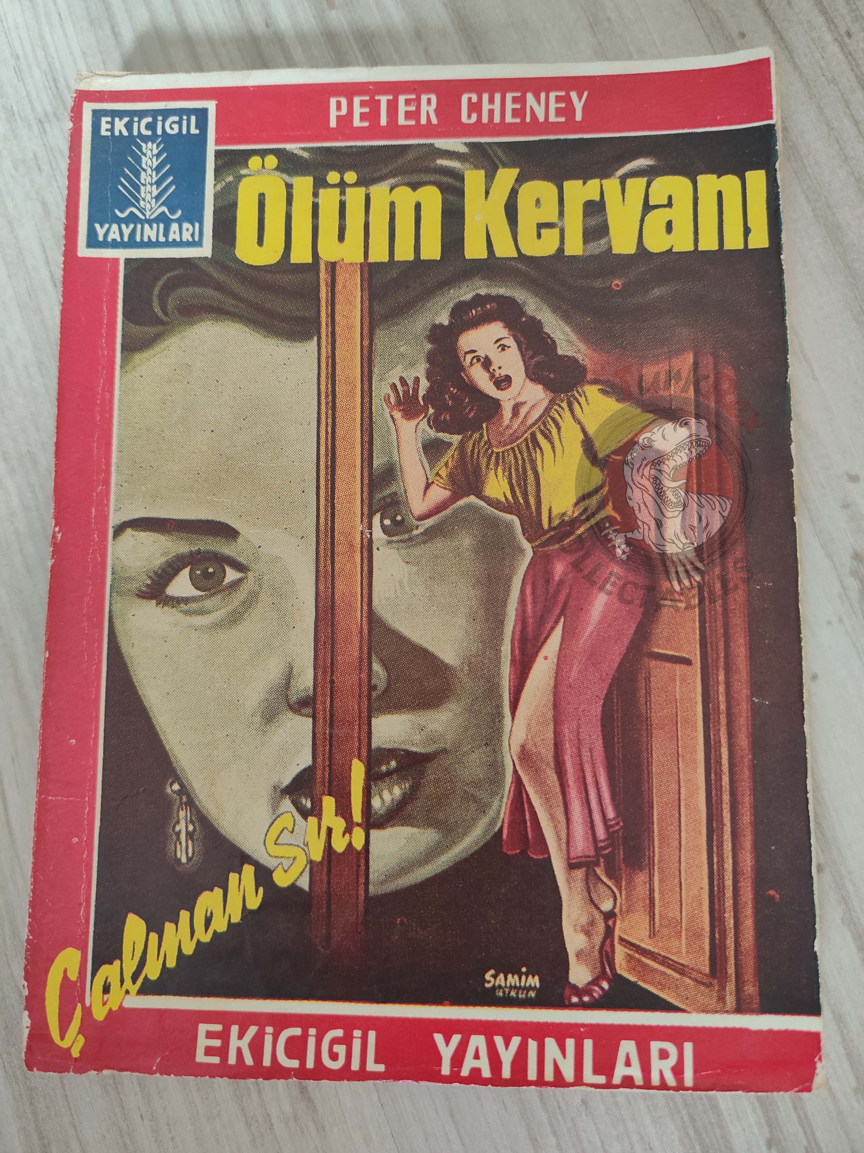 Peter Cheyney – Dark Interlude 1954 1st Turkish Book Turkey