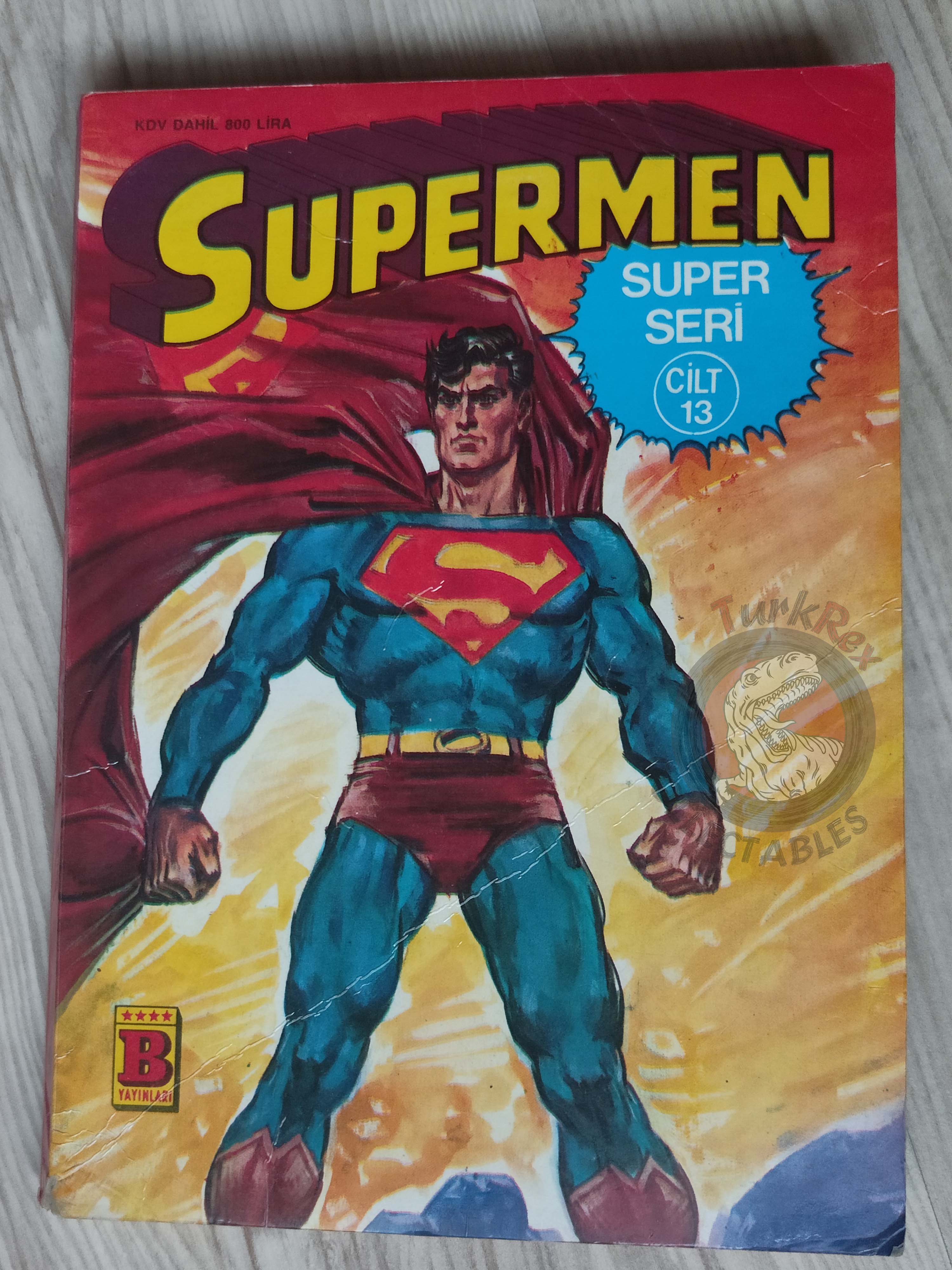 Superman Vol #13 1990 Turkish Comic Turkey Action Comics #413 #534 Batman Supergirl