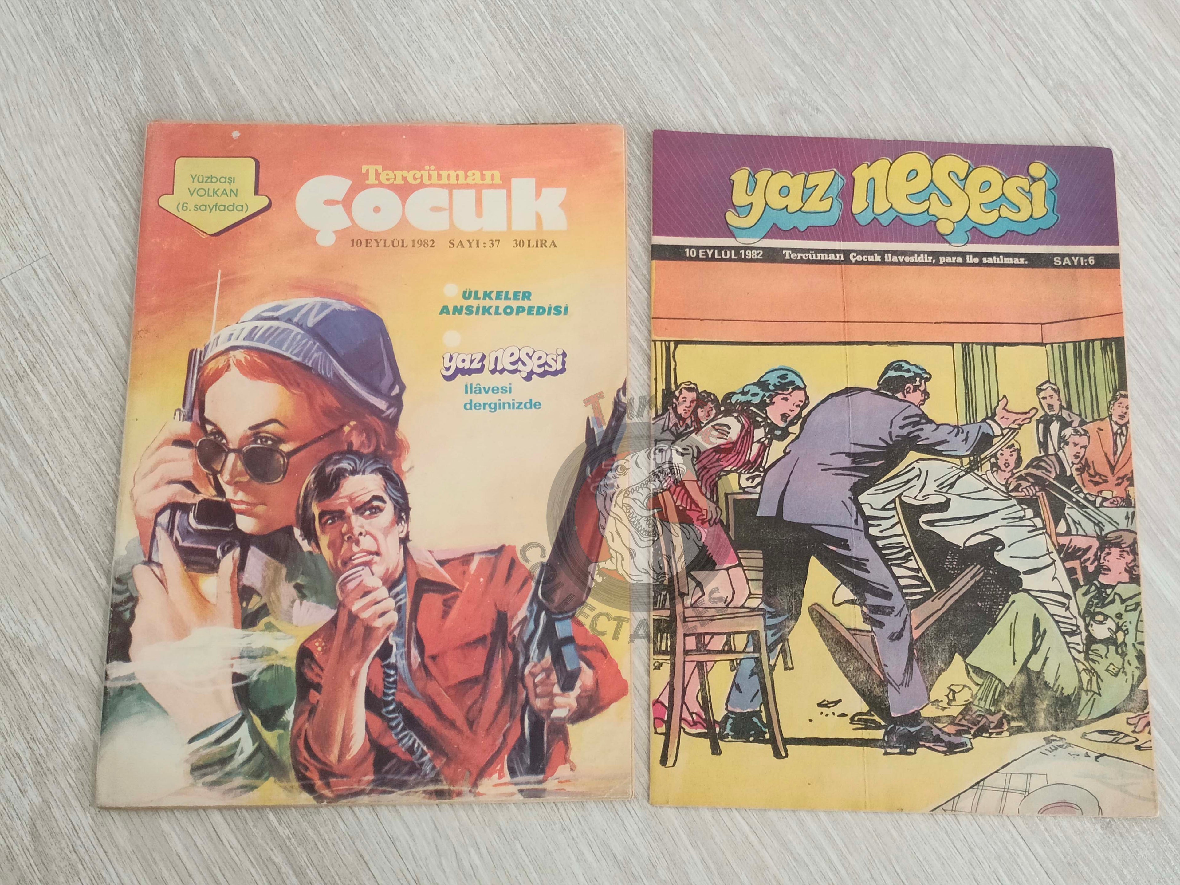 Tercüman Çocuk #37 1982 Turkish Comic Turkey Superman Star Wars #27 The Flintstones Thorgal Larry Yuma