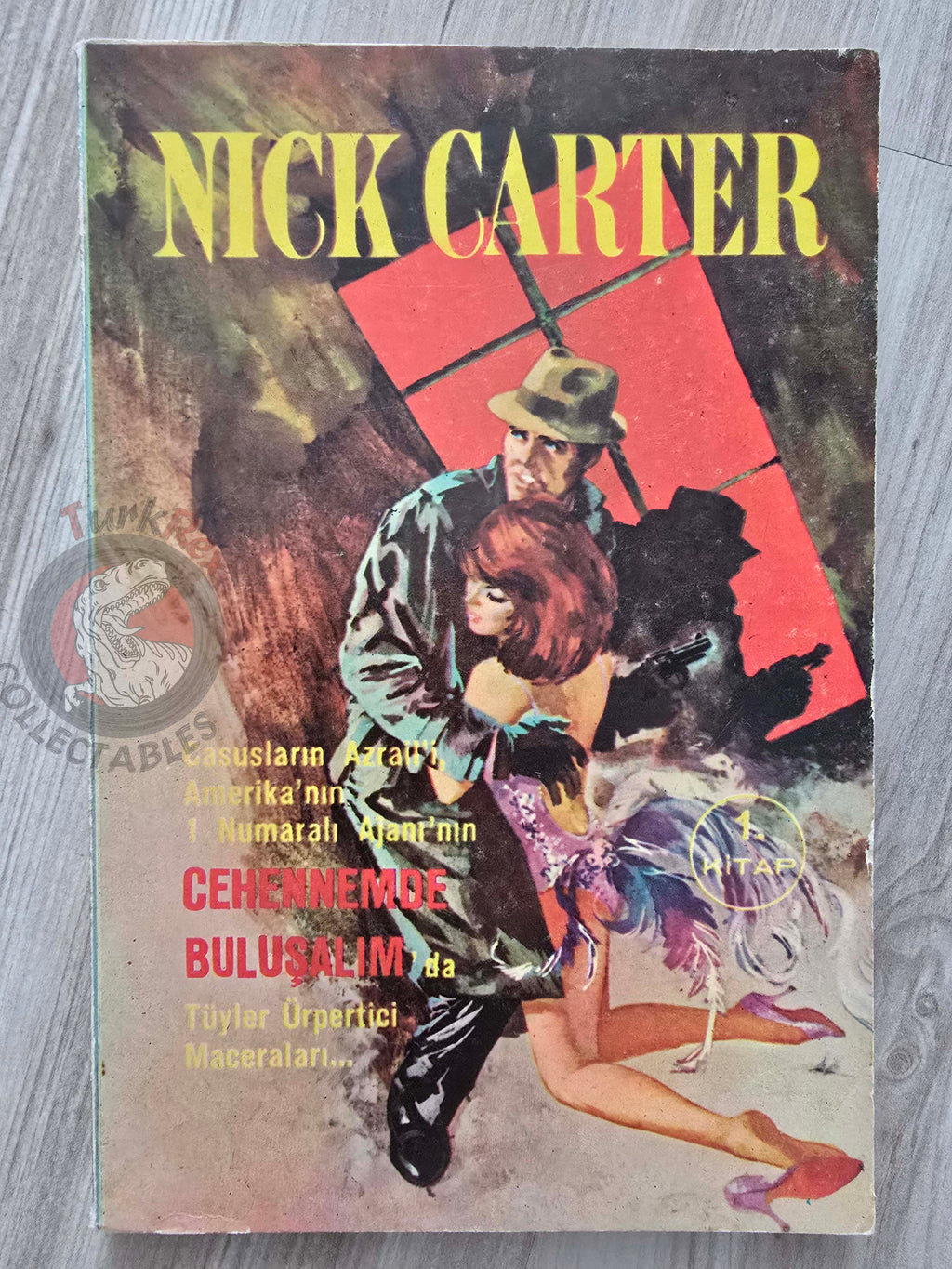 Nick Carter – Killmaster 1966 1st Turkish Book Turkey