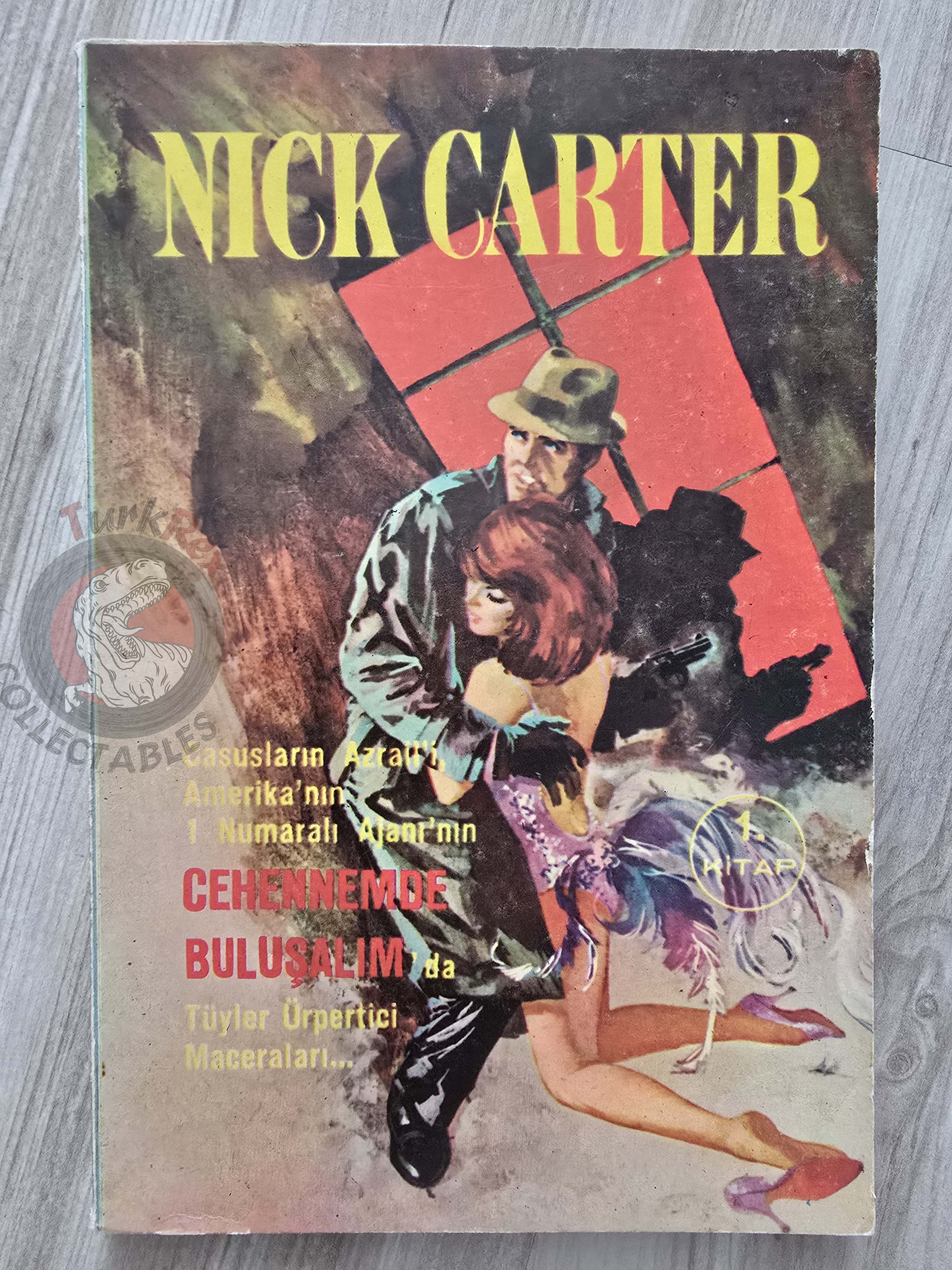 Nick Carter – Killmaster 1966 1st Turkish Book Turkey