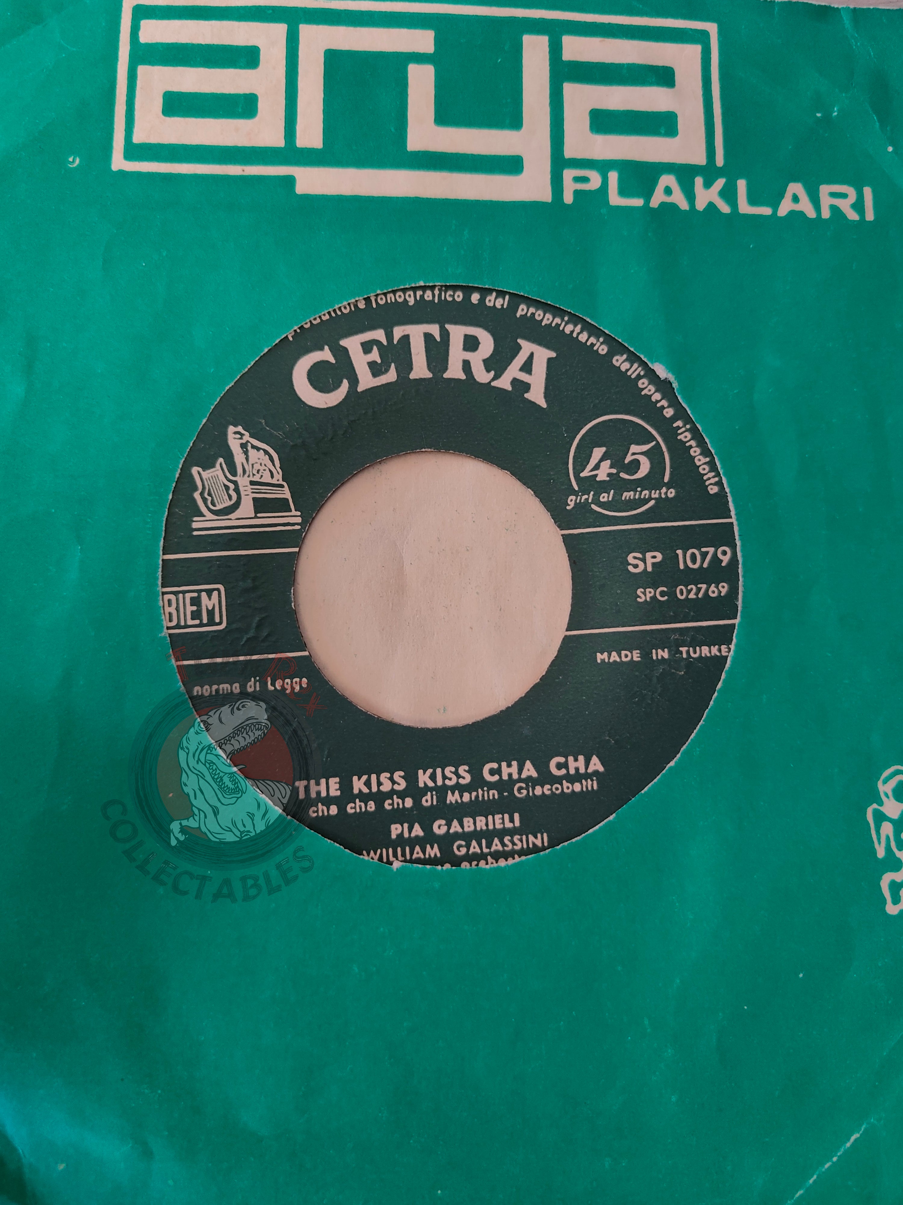 Pia Gabrieli – Canarias... Canarios 7" Turkish Pressing Vinyl Turkey Edition