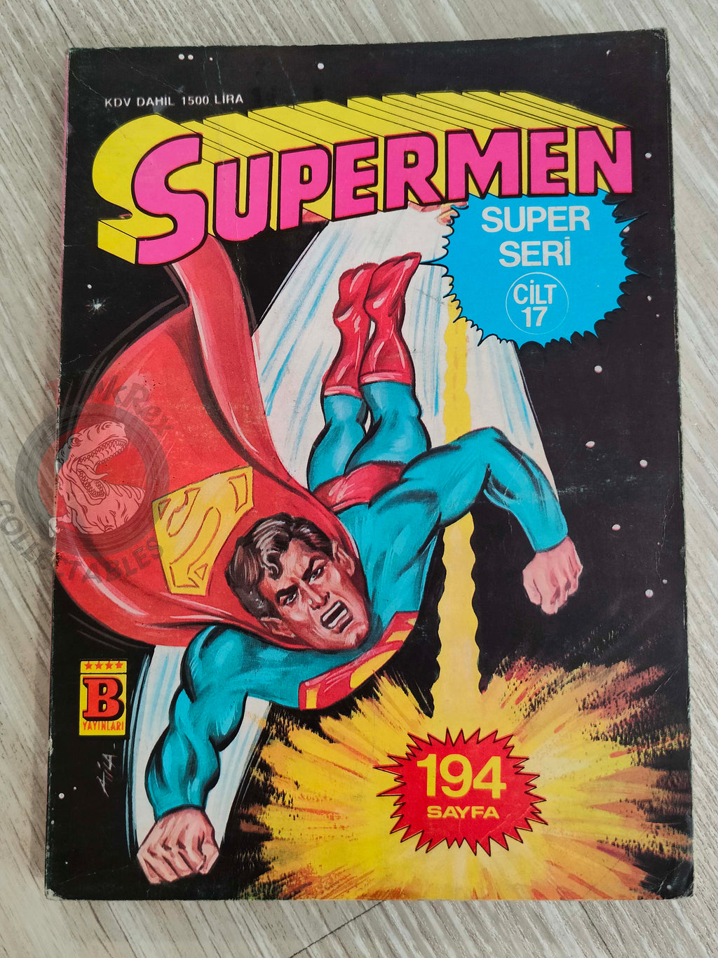 Superman Vol #17 1990 Turkish Comic Turkey DC Comics Presents #69 Blackhawk Batman