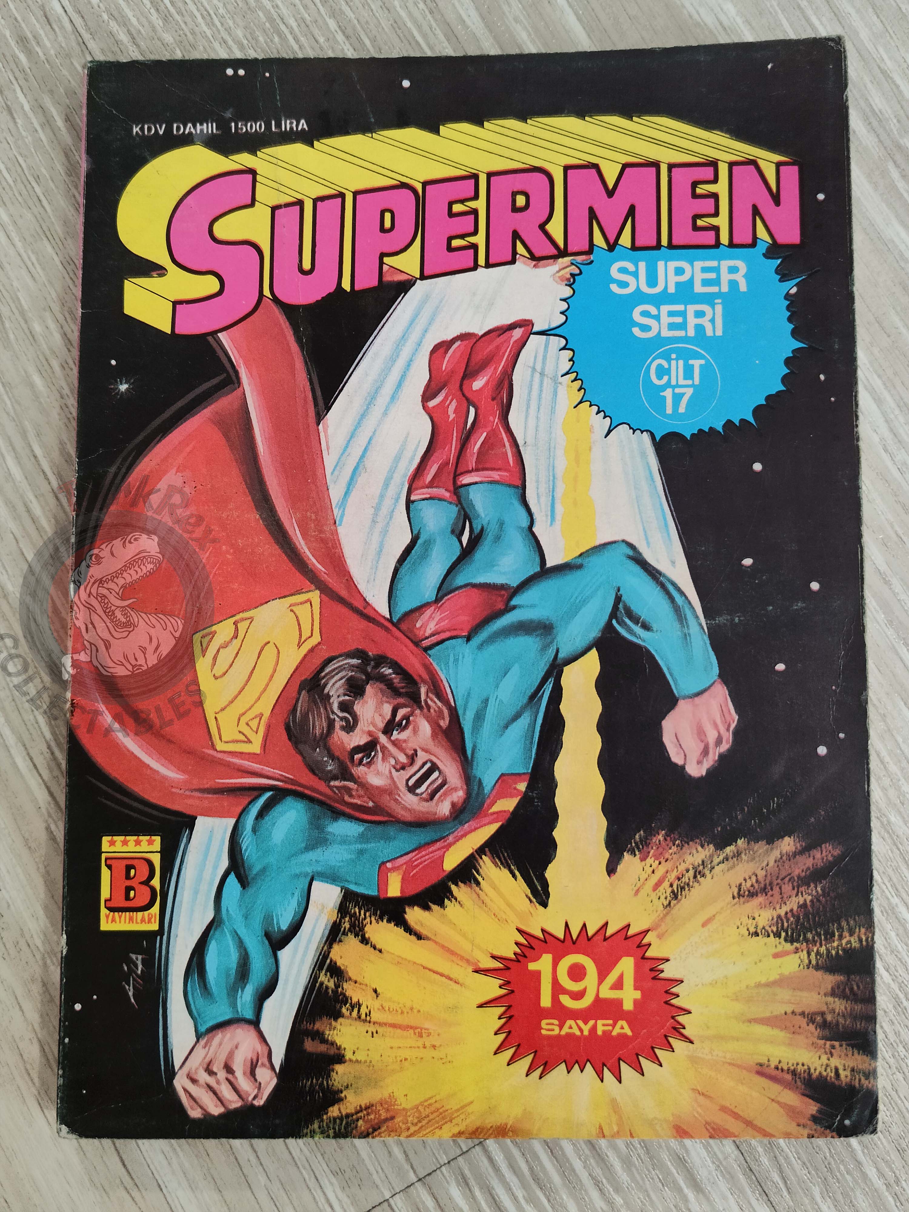 Superman Vol #17 1990 Turkish Comic Turkey DC Comics Presents #69 Blackhawk Batman