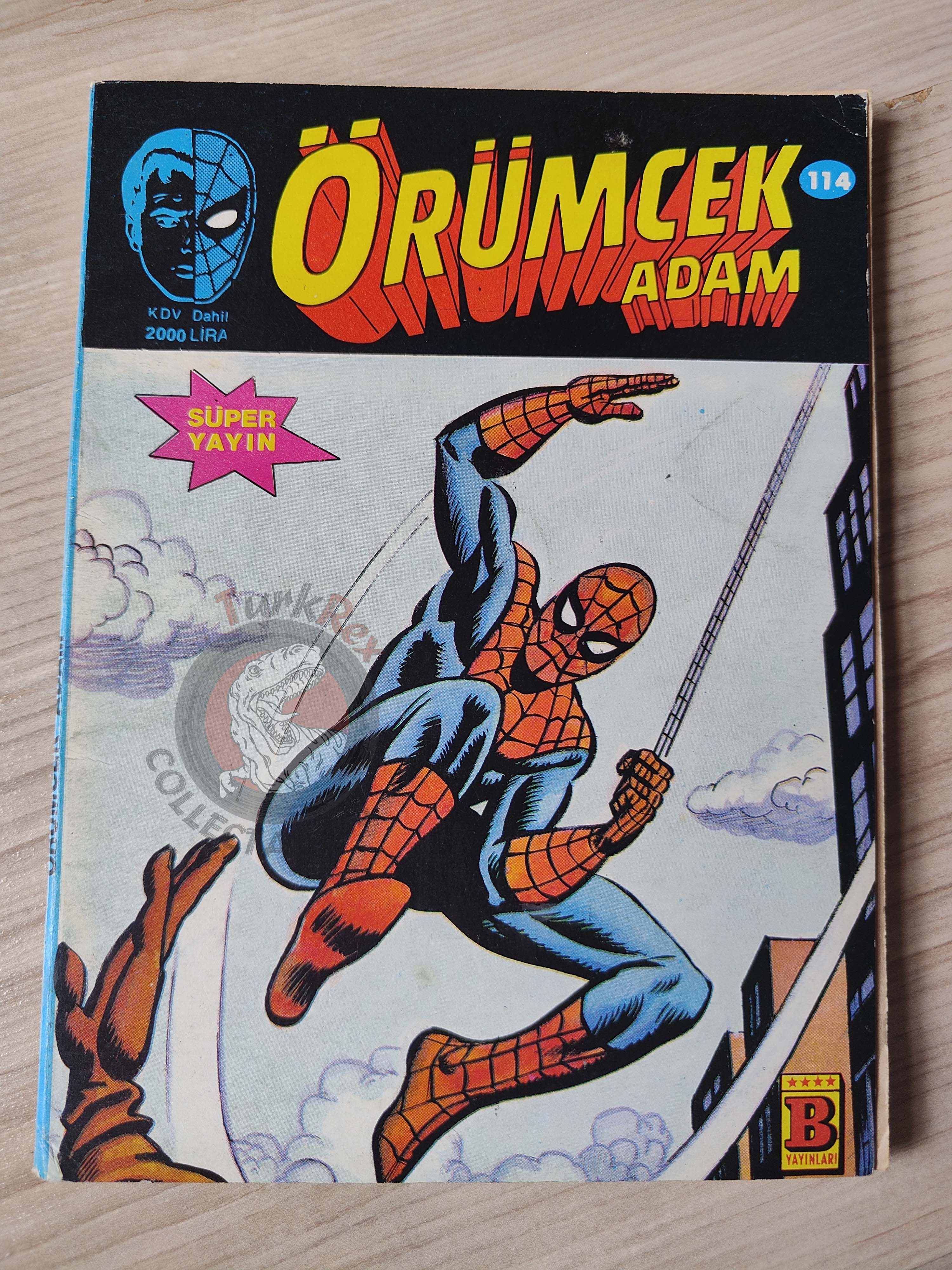 Spider-Man #114 1990 Turkish Comic Turkey Web of #50 Spectacular #150 #151