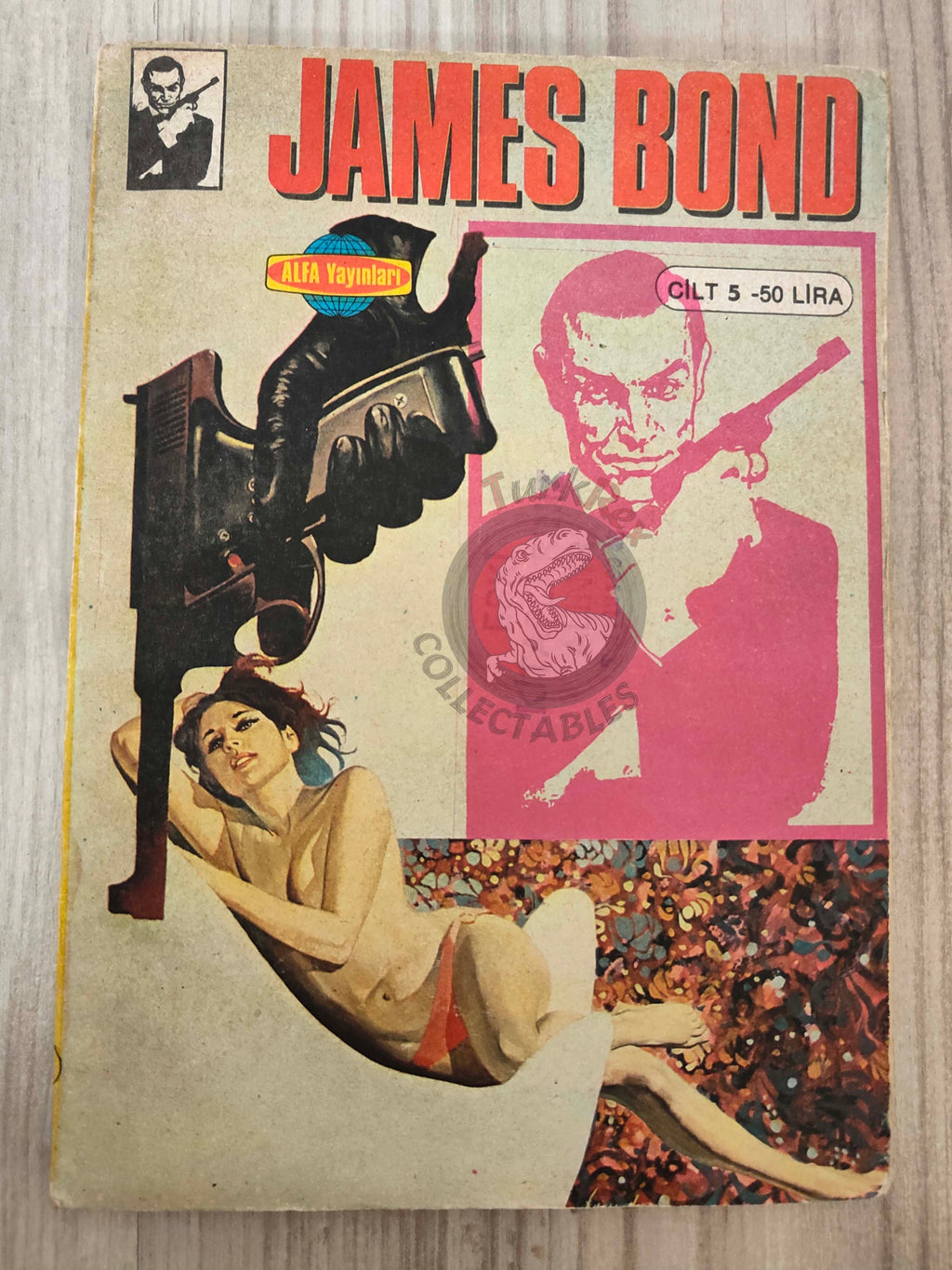 James Bond Vol #5 You Only Live Twice 80s Turkish Comic Turkey Daily Express