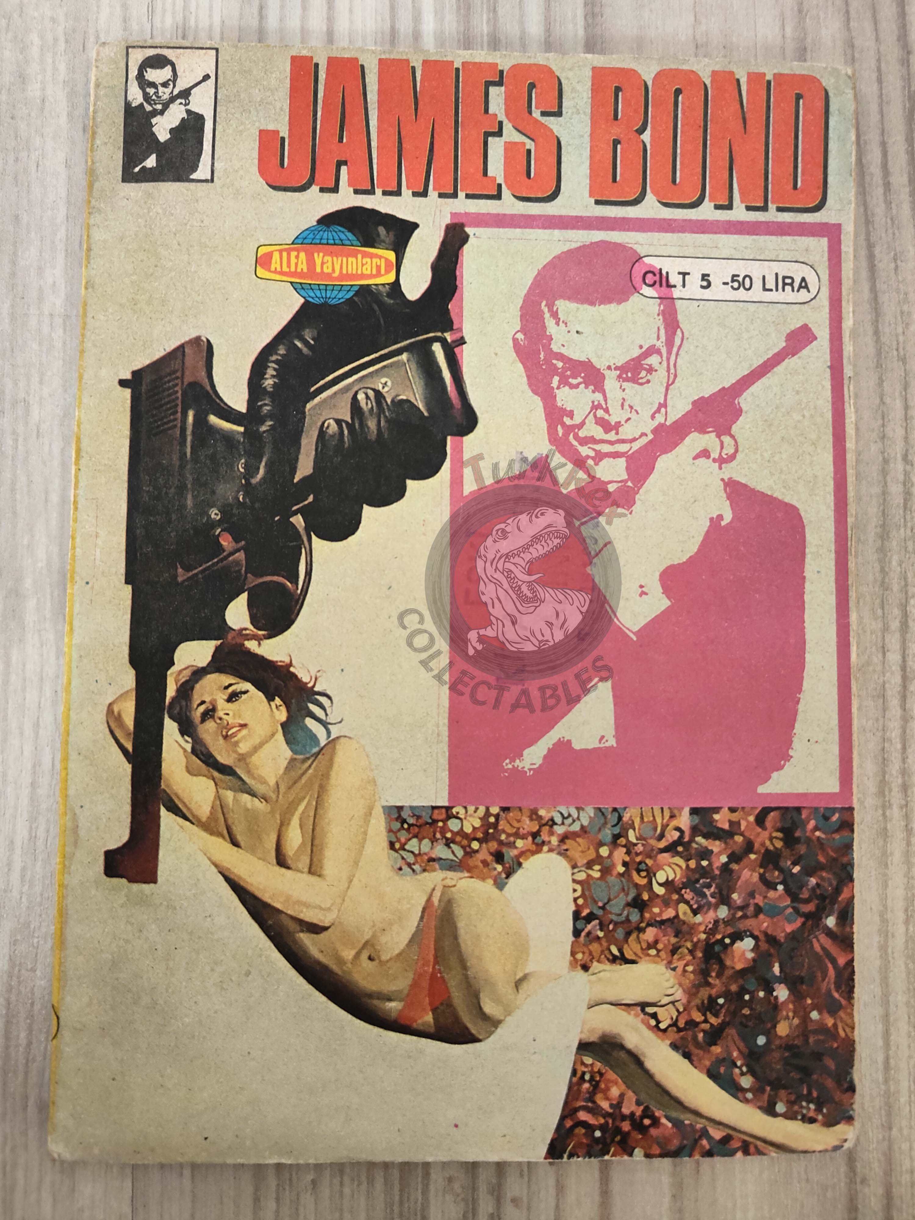 James Bond Vol #5 You Only Live Twice 80s Turkish Comic Turkey Daily Express
