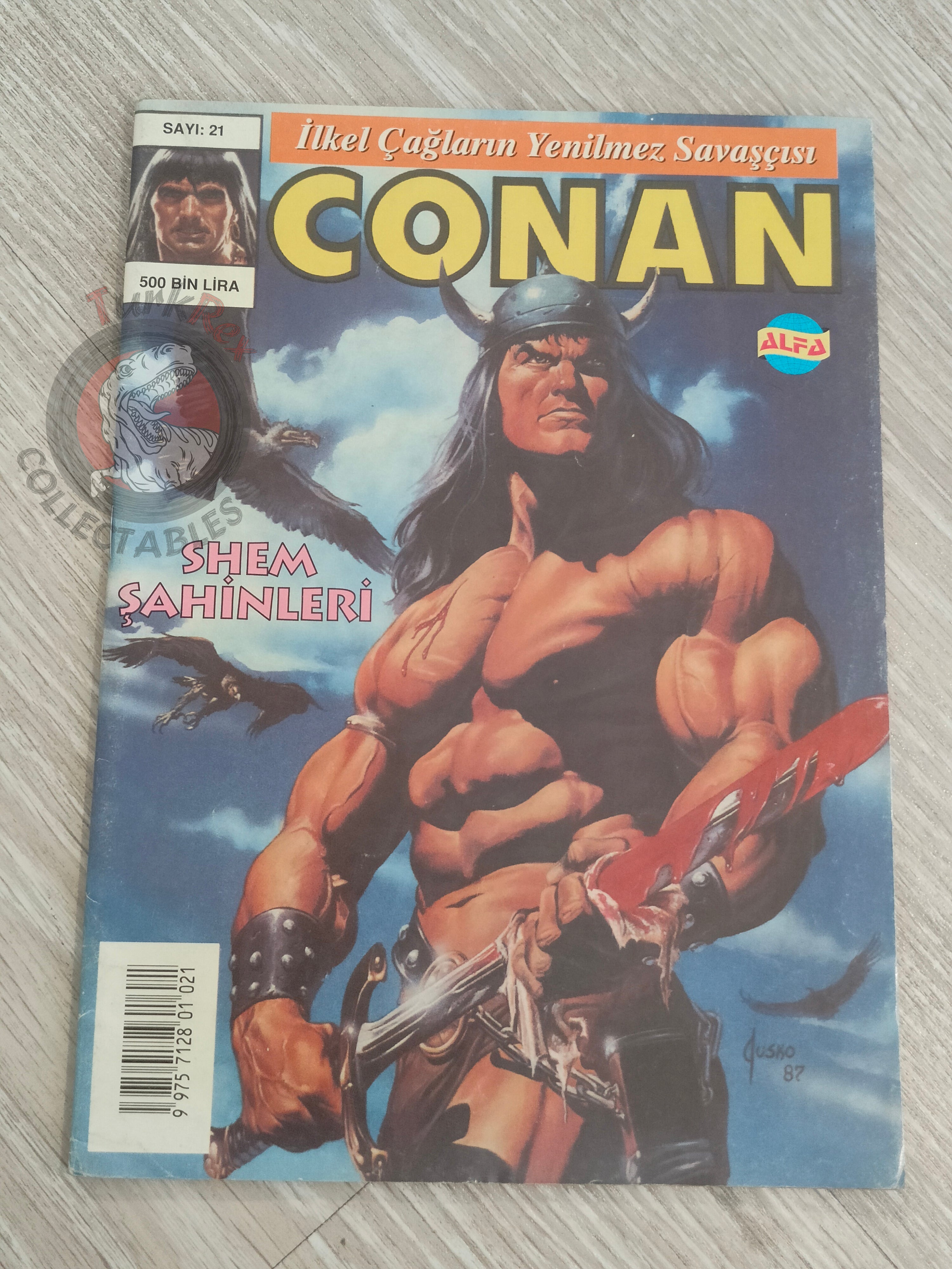 Conan #21 The Savage Sword of Conan #36 Turkish Comic Turkey