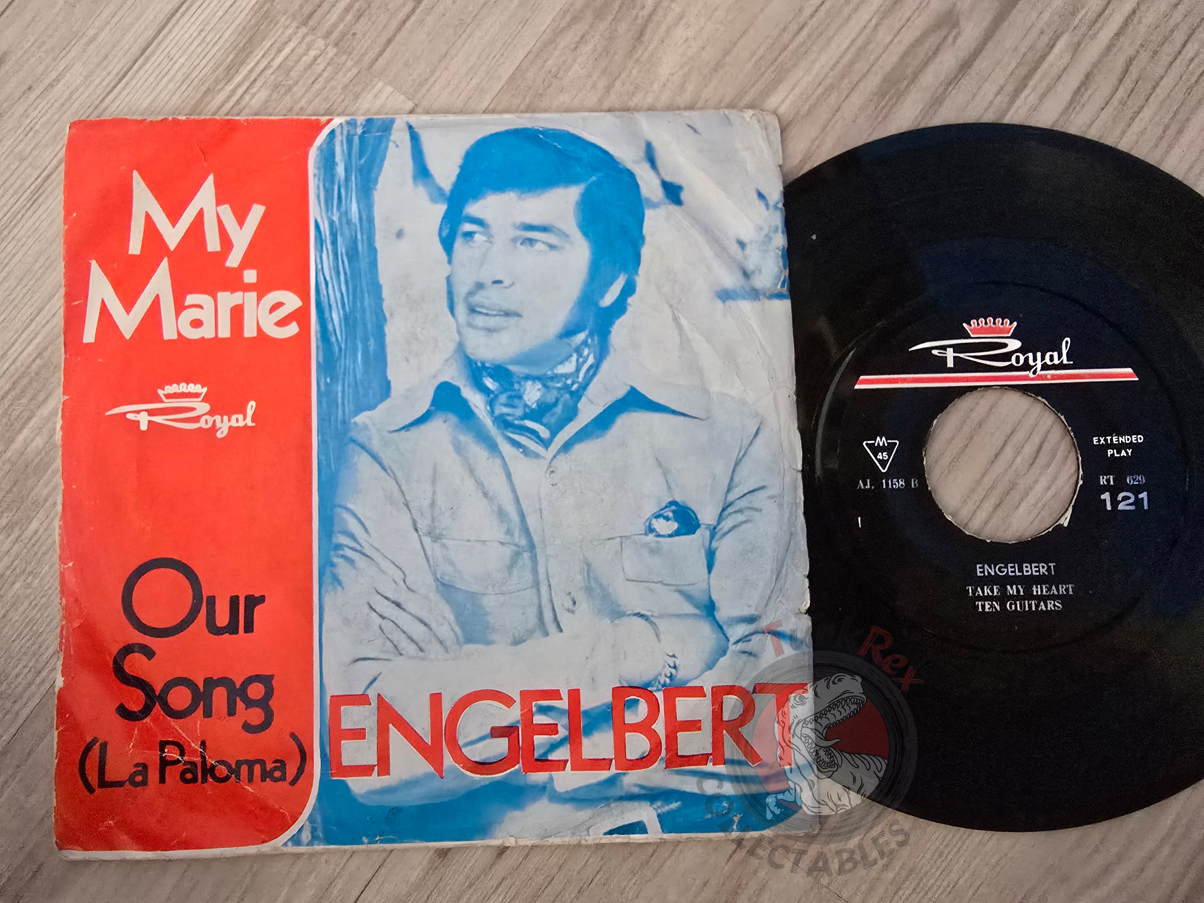 Engelbert Humperdinck – My Marie 7" Iran Pressing Vinyl Iranian Edition