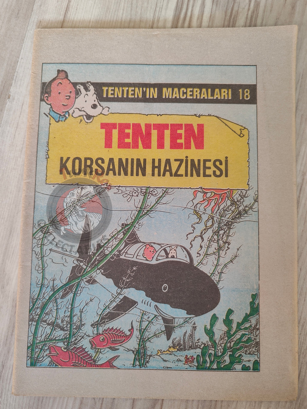 Tintin – Red Rackham's Treasure 1989 Turkish Edition Comic Turkey