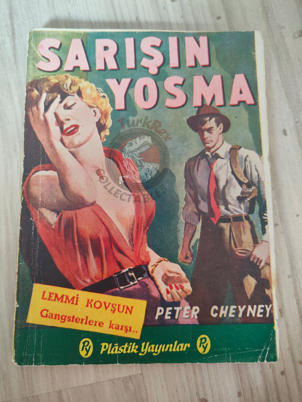 Peter Cheyney – Don’t Get Me Wrong 1955 1st Turkish Book Turkey Lemmy Caution