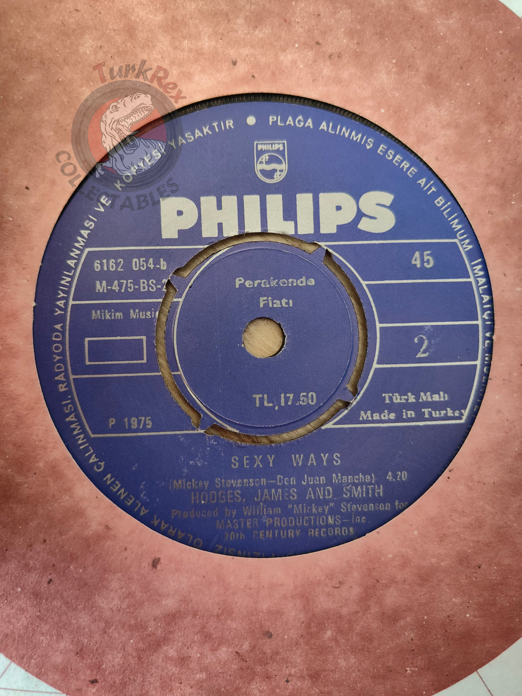 Hodges, James & Smith – I Who Have Nothing 7" Turkish Pressing Vinyl Turkey Edition