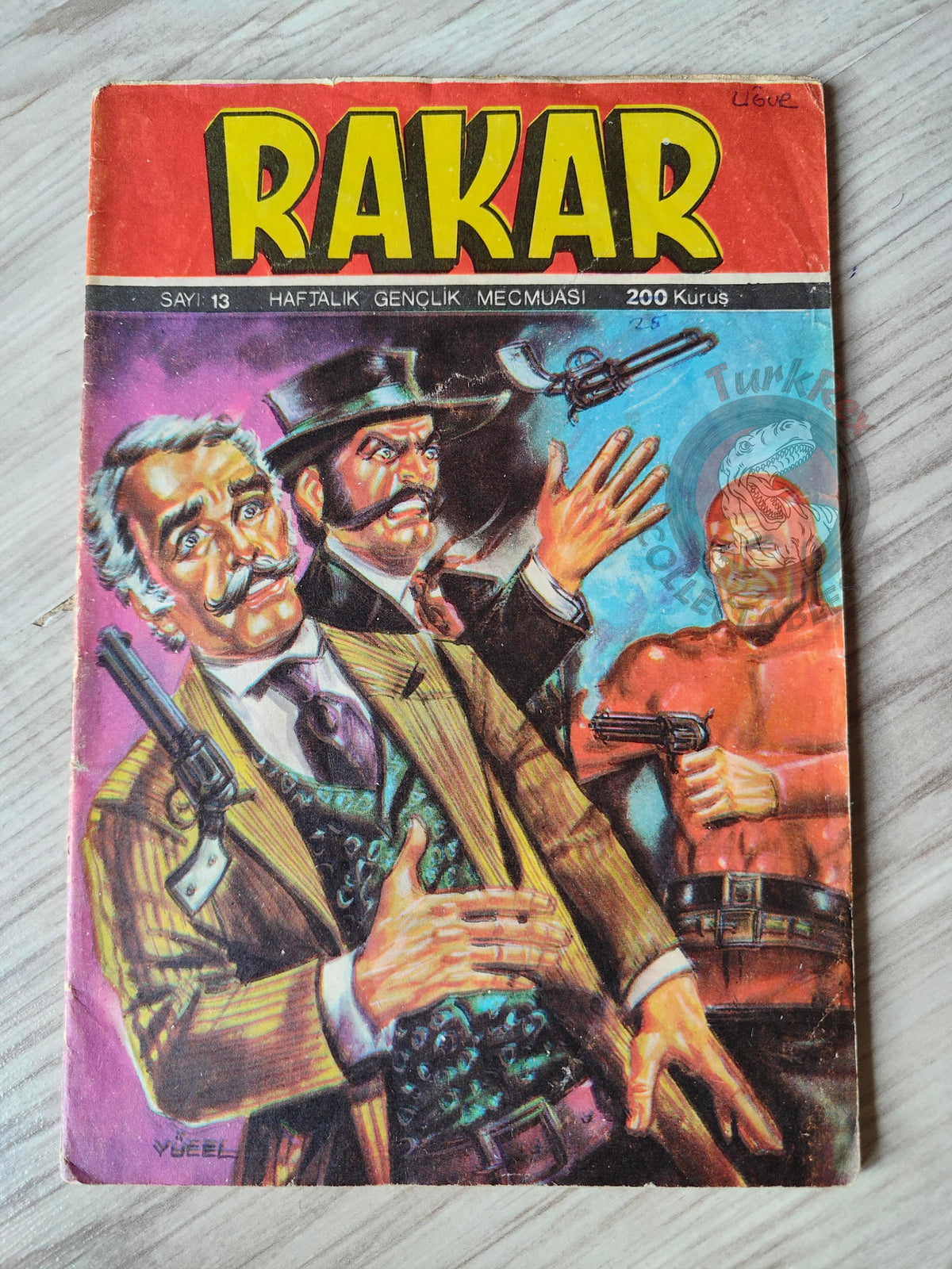Rakar #13 1974 Turkish Comic Turkey Marcel Navarro Gaston Spirou & Fantasio