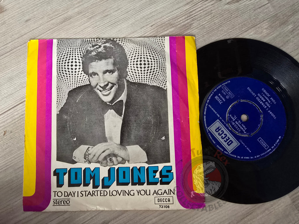 Tom Jones – Today I Started Loving You Again 7" Promo Turkish Pressing Vinyl Turkey Edition
