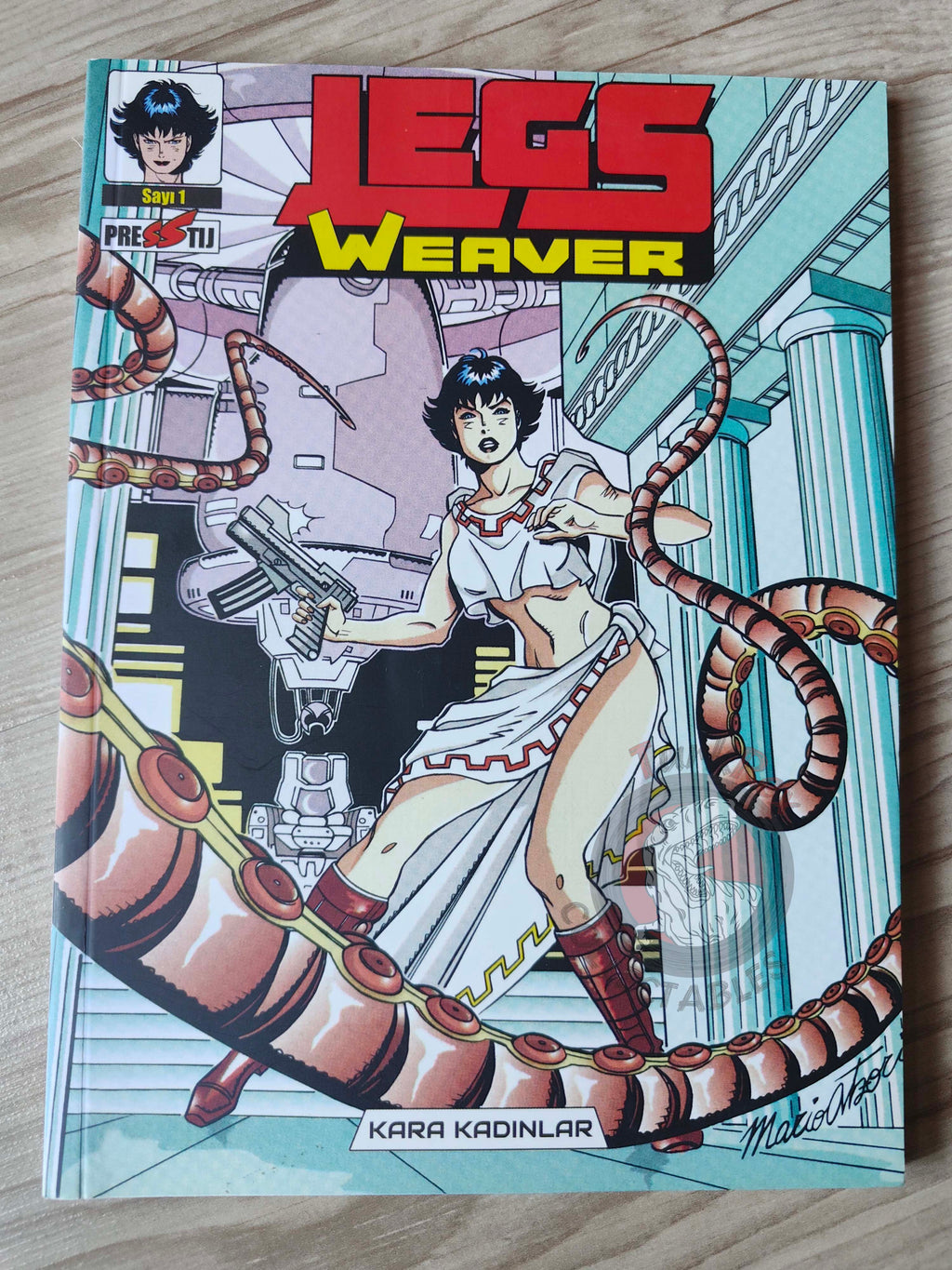 Legs Weaver #1 La Dame Noire Turkish Comic Turkey 2014 Antonio Serra