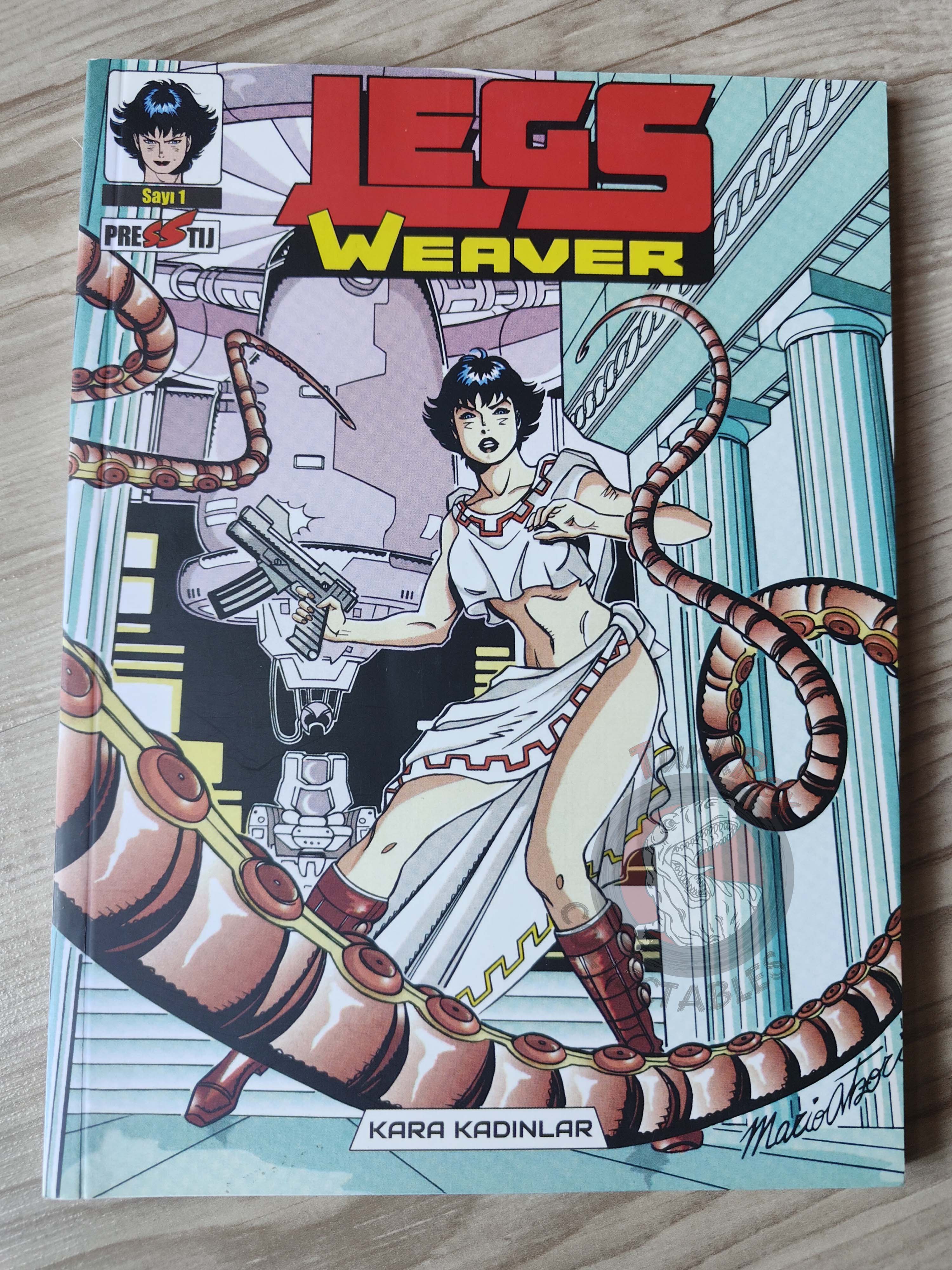 Legs Weaver #1 La Dame Noire Turkish Comic Turkey 2014 Antonio Serra