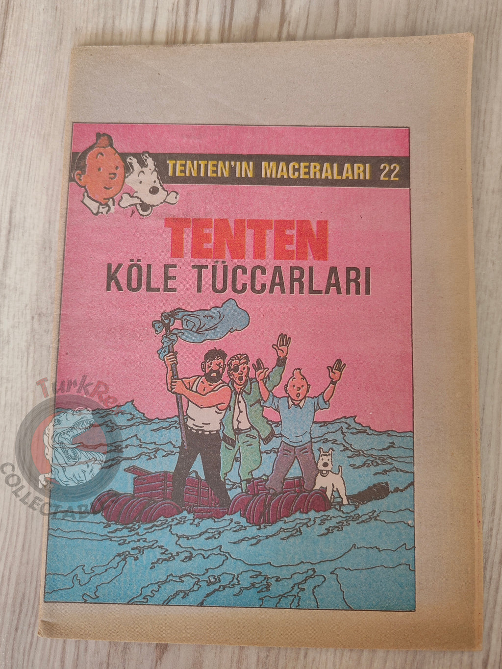 Tintin – The Red Sea Sharks 1989 Turkish Edition Comic Turkey