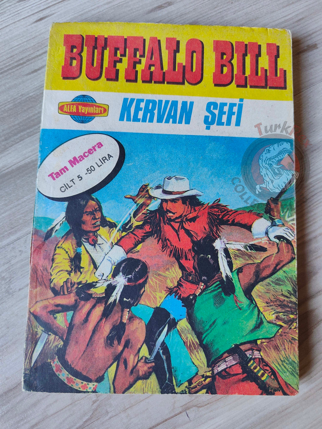 Buffalo Bill  –  Volume  #5 1981 Turkish Comic Turkey Geronimo Zorro