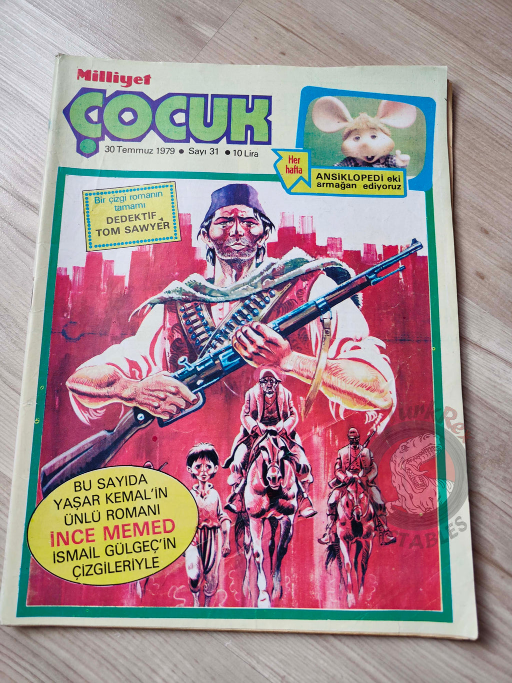 Milliyet Çocuk #31 1979 Turkish Comic Turkey Joyas Literarias Juveniles #60 Mark Twain