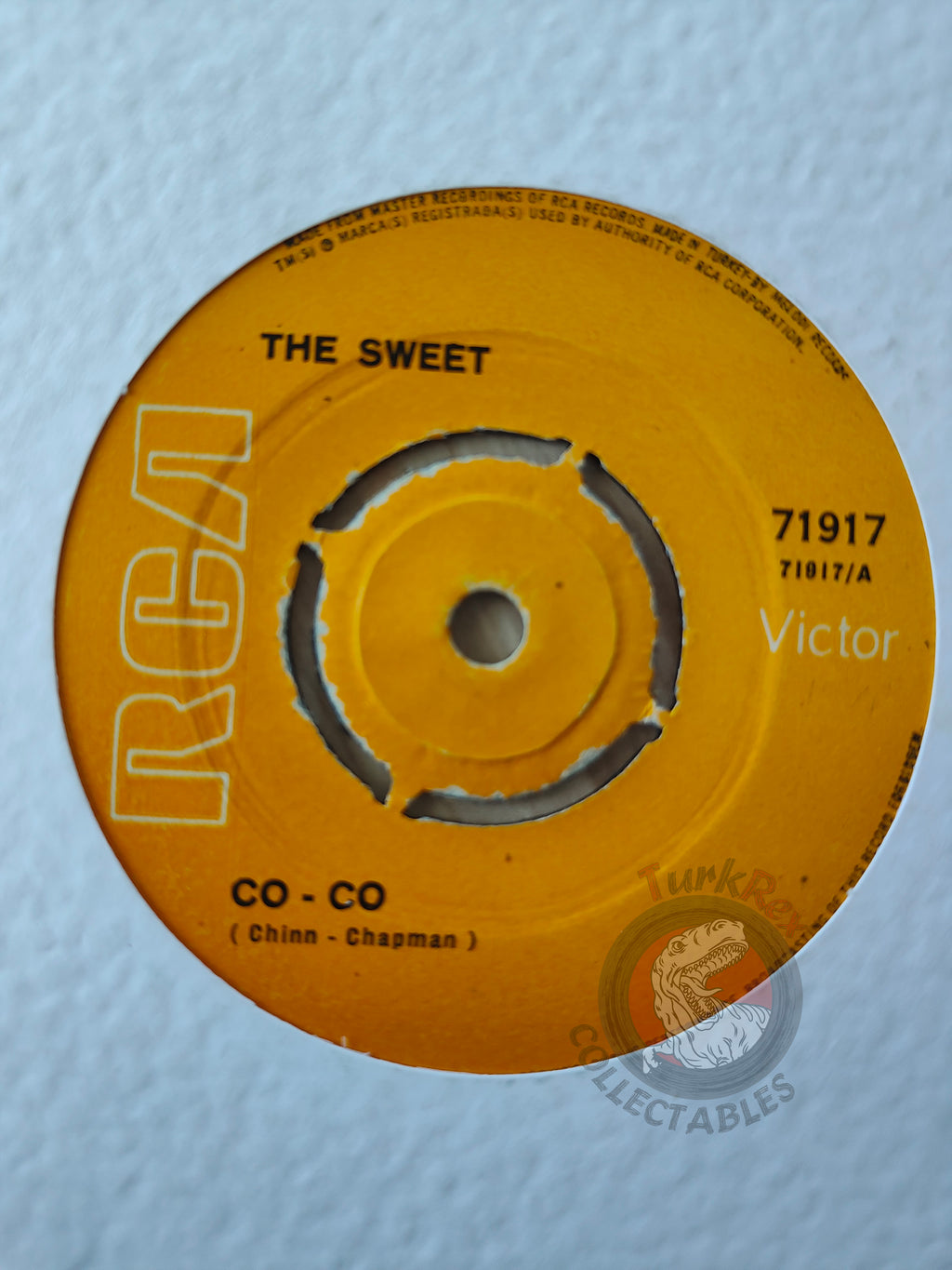 The Sweet – Co-Co 7" Turkish Pressing Vinyl Turkey Edition 2