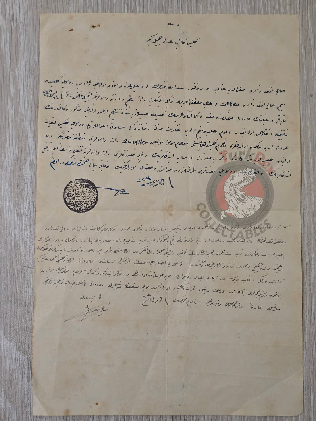 Ottoman Legal Document Kilis Notary 1923 Aleppo post WW1 Problems