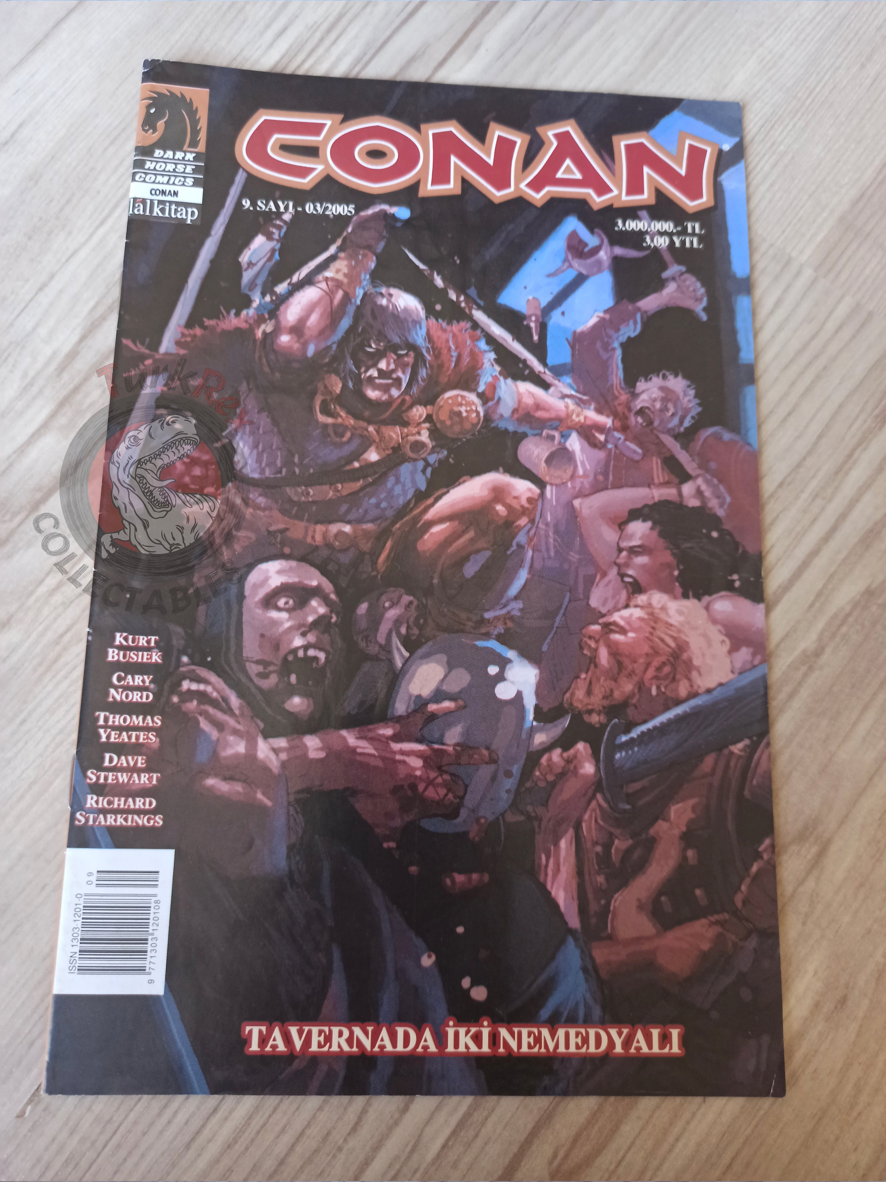Conan the Legend #9 Turkish Comic Turkey Dark Horse Comics