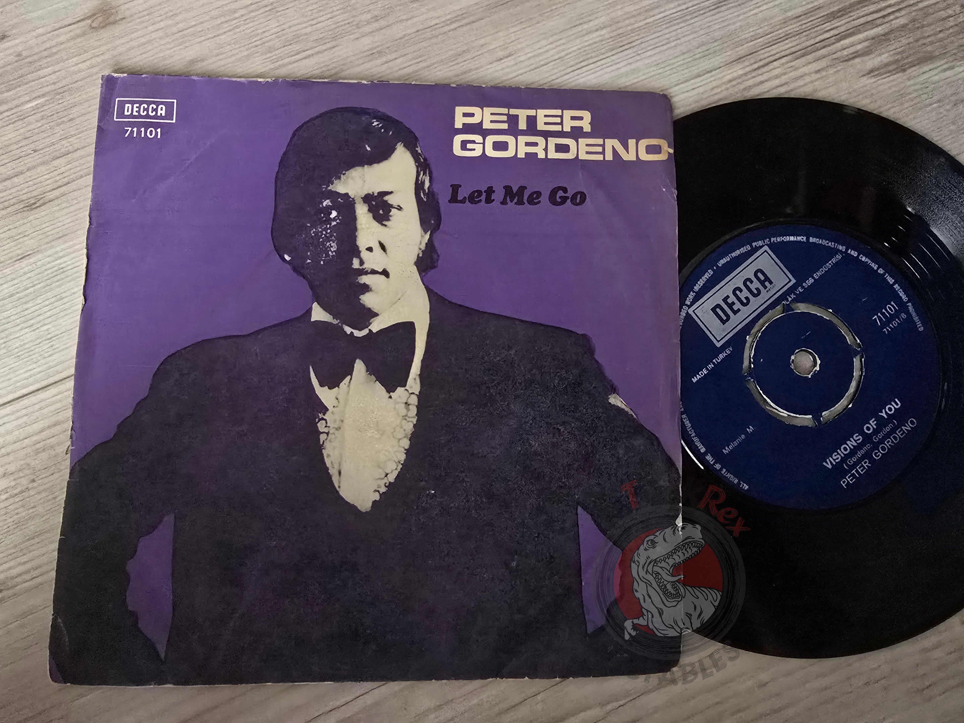 Peter Gordeno – Let Me Go 7" Turkish Pressing Vinyl Turkey Edition