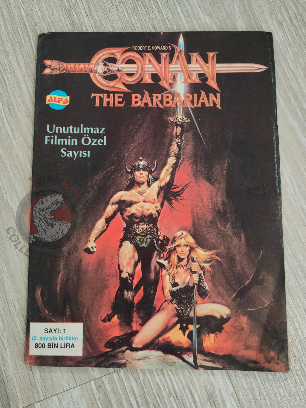 Conan #1 Marvel Super Special Magazine Issue Turkish Comic Turkey