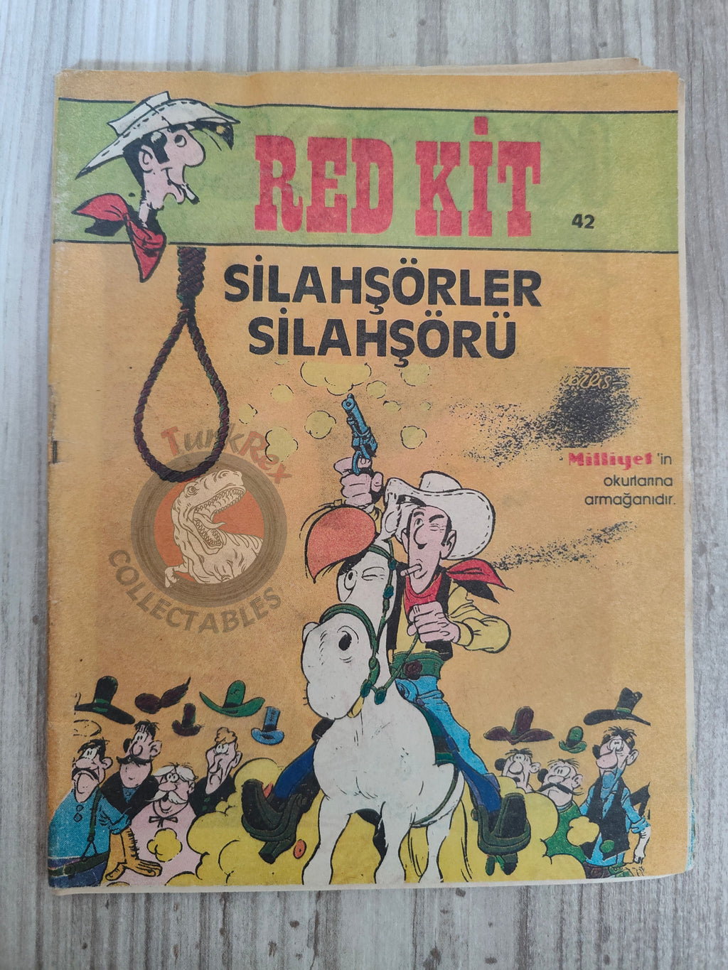 Lucky Luke #42 La Corde du pendu et autres histoires 1989 Turkish Comic Turkey