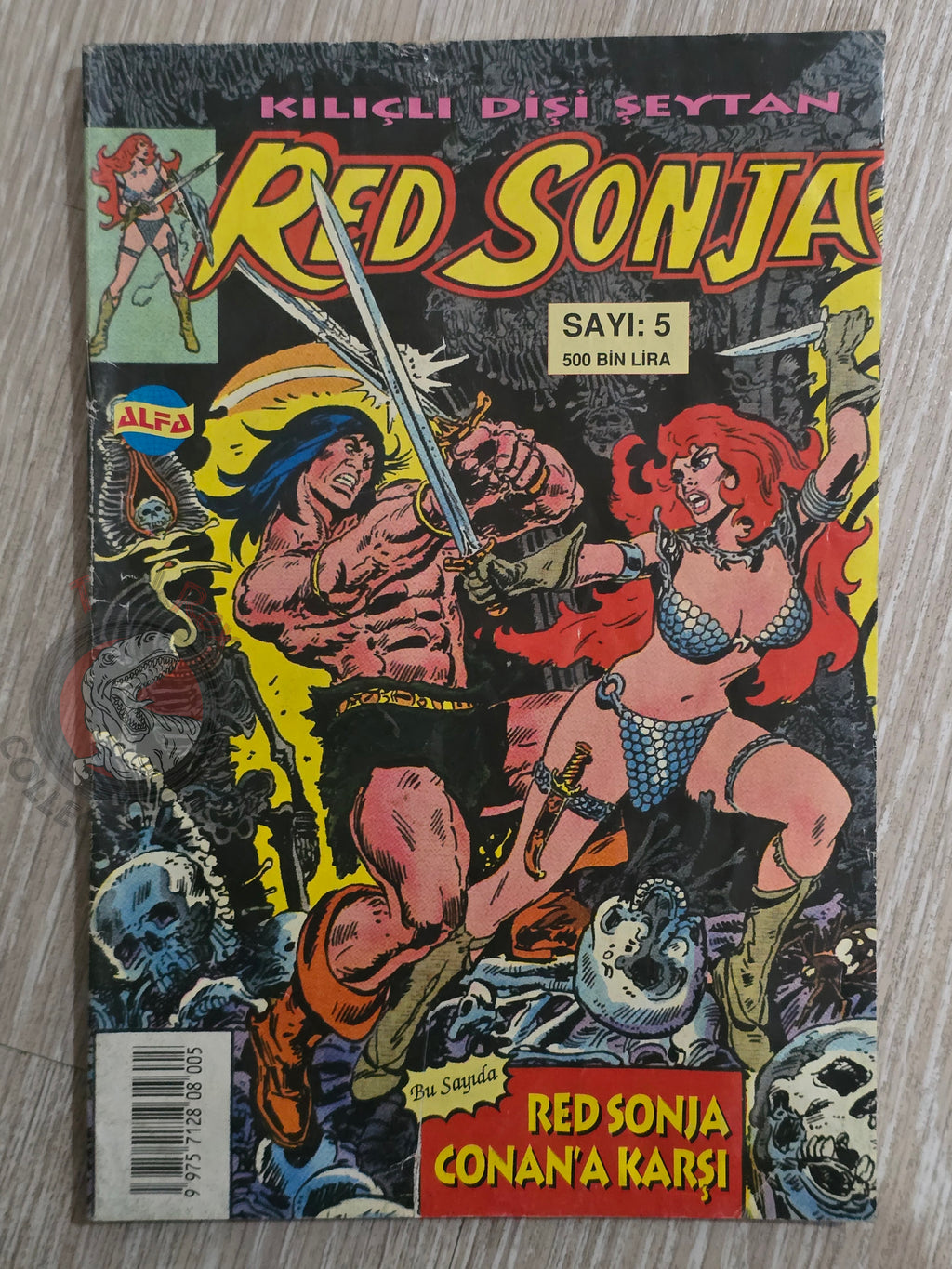 Red Sonja #5 2000 Turkish Comic Turkey #1 Marvel Feature #5 Conan the Barbarian #67 #68