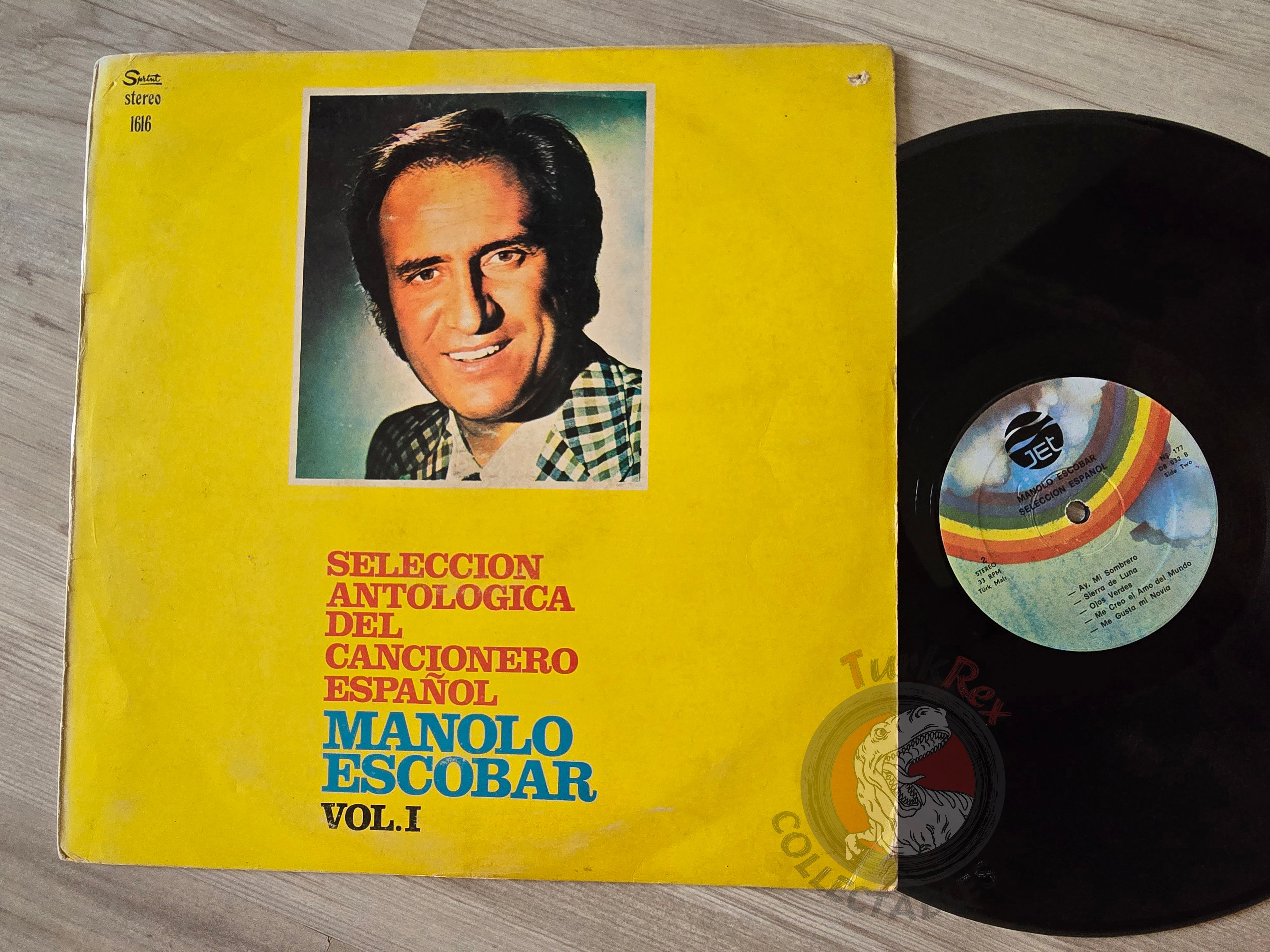 Manolo Escobar – Seleccion Antologica Del Cancionero Espanol Vol. I Turkish Pressing Vinyl Turkey Edition