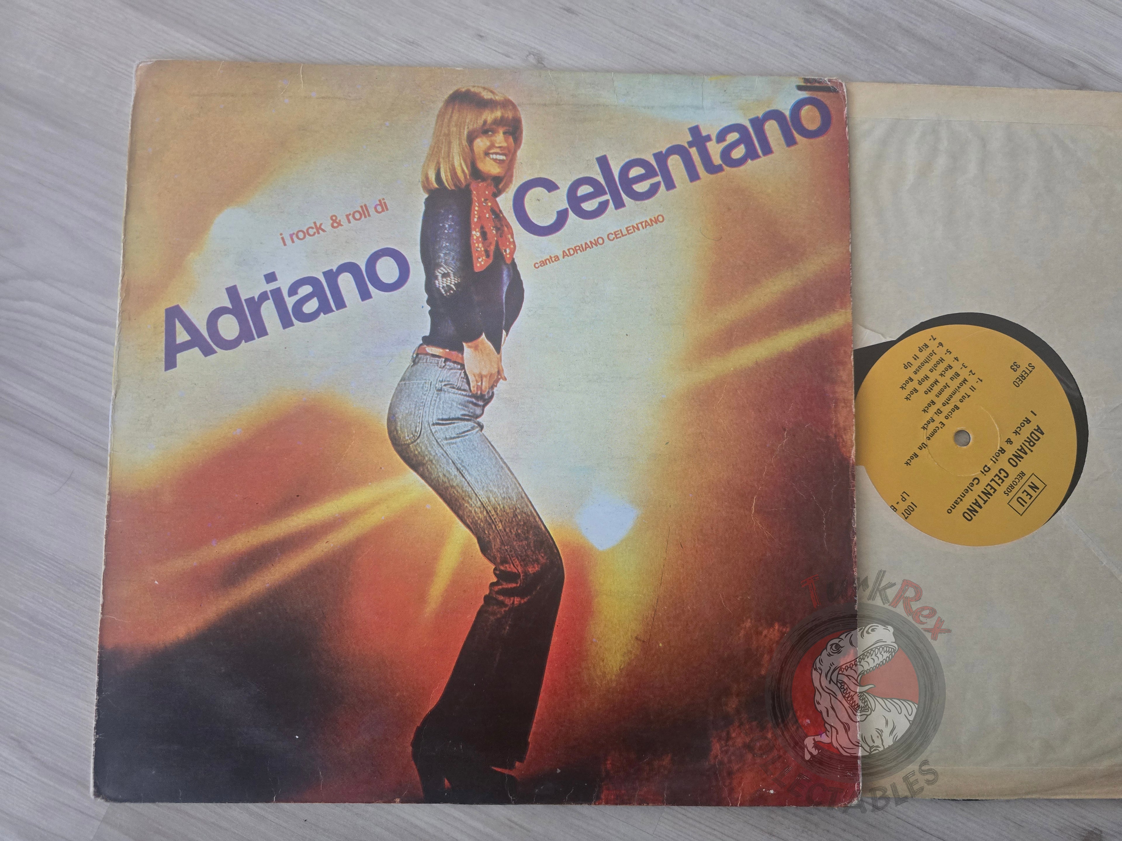 Adriano Celentano – I Rock & Roll Di Adriano Celentano Turkish Pressing Vinyl Turkey Edition
