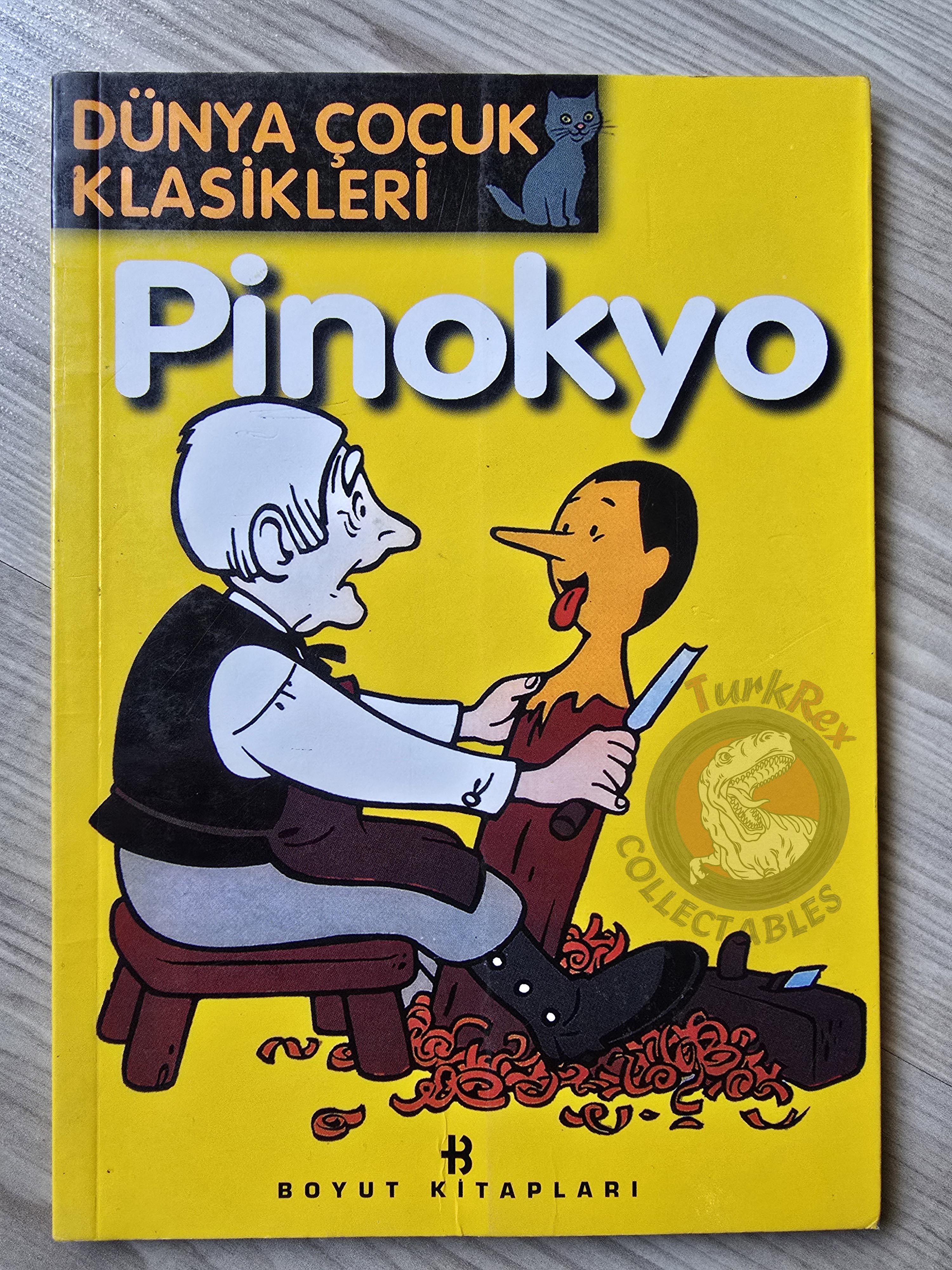 Carlo Collodi – Pinocchio 2001 Turkish Book Turkey Illustrated