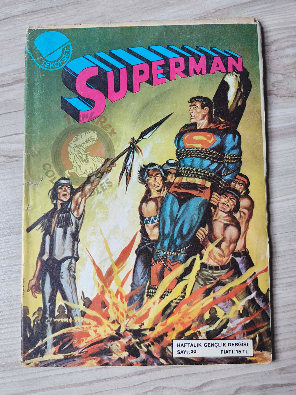 Superman #20 1980 Turkish Comic Turkey Action Comics  #402 #406 #432