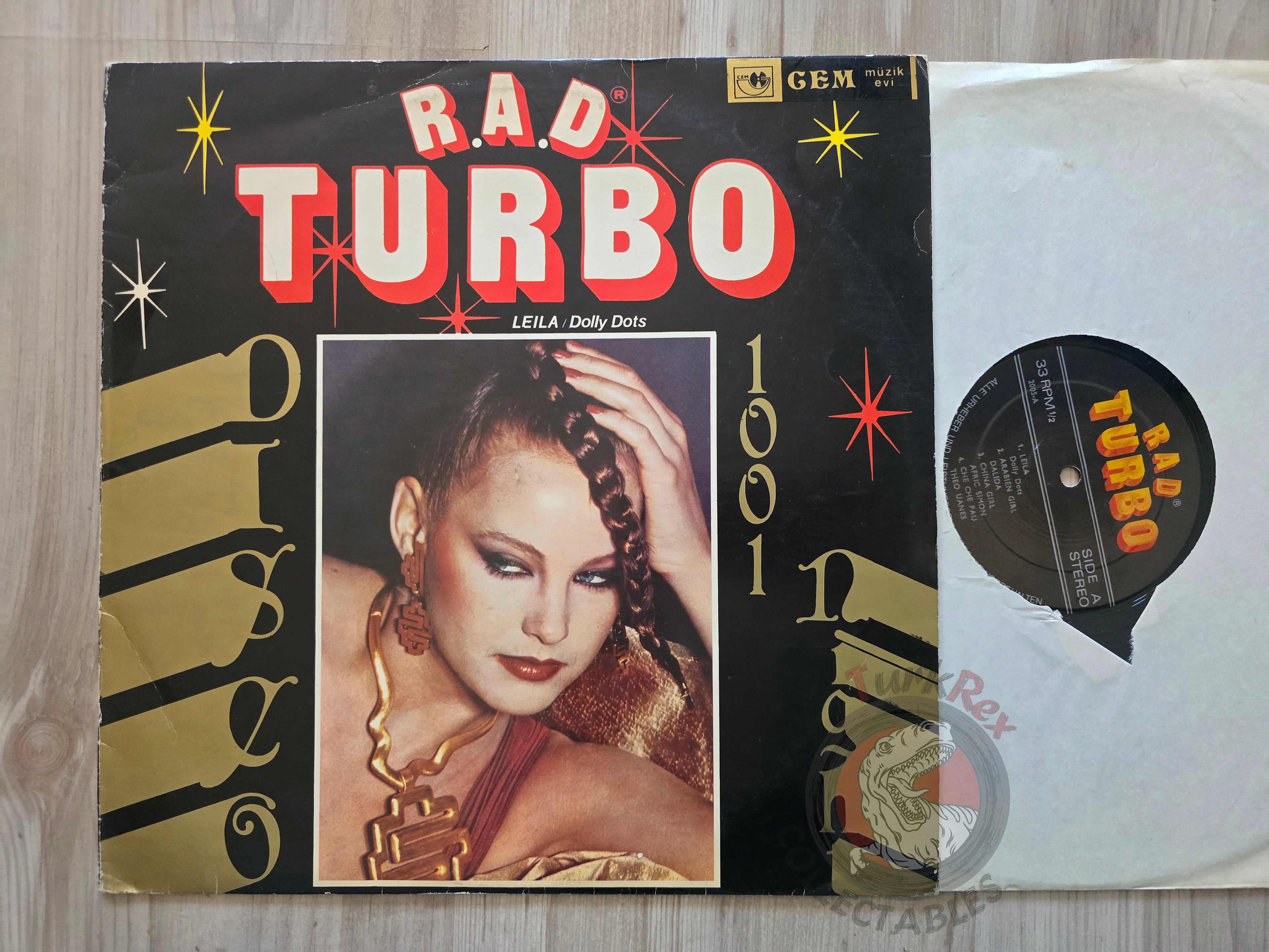Various – R.A.D. Turbo Disco 1001 Night Turkish Pressing Vinyl Turkey Edition