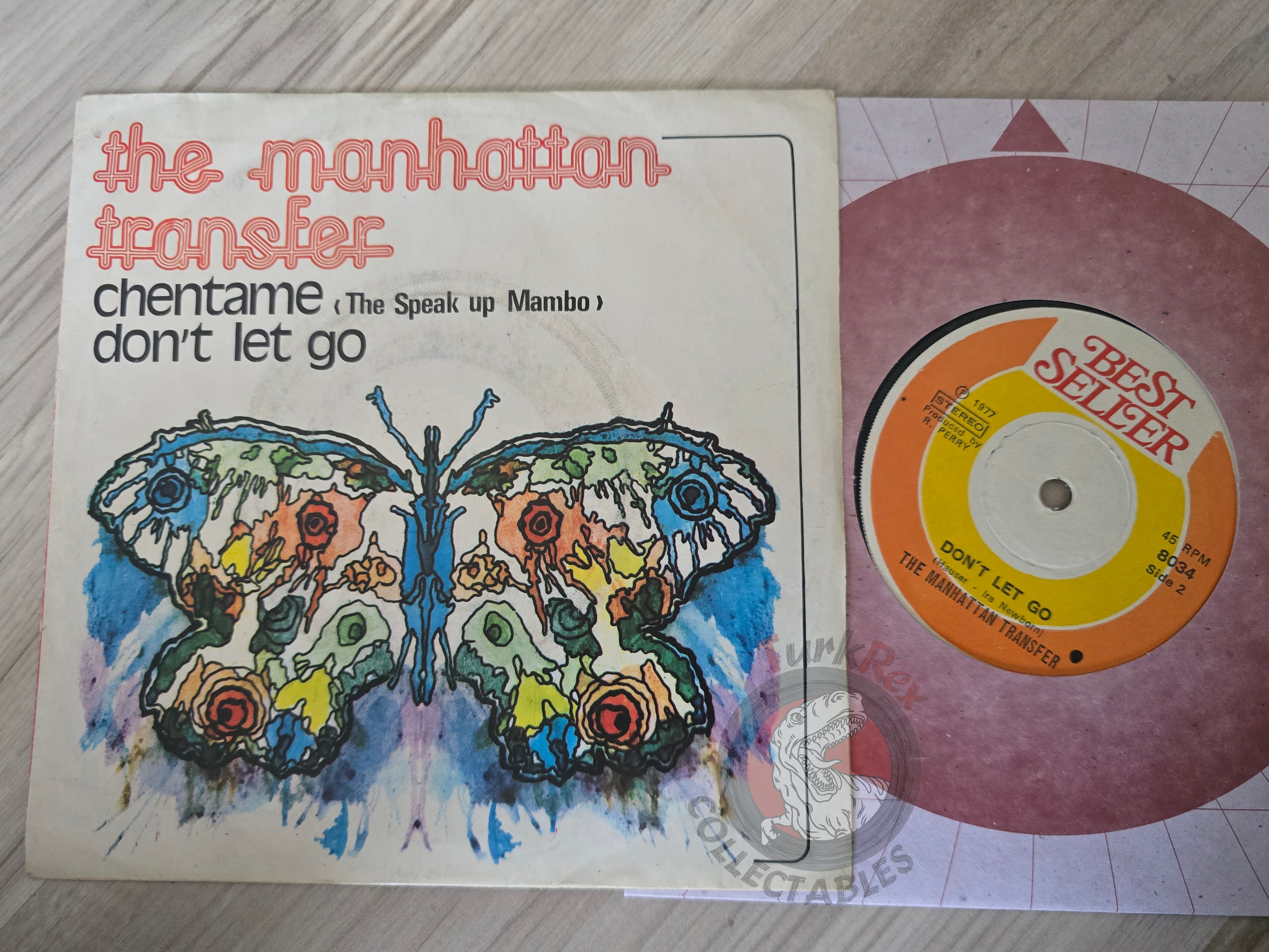 The Manhattan Transfer – Cuentame (The Speak Up Mambo) 7" Turkish Pressing Vinyl Turkey Edition