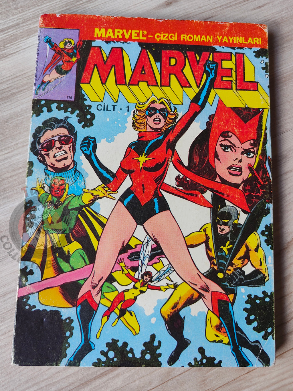 Ms. Marvel Vol #1 1988 Turkish Comic Turkey #1 #2 #3 The Avengers #184