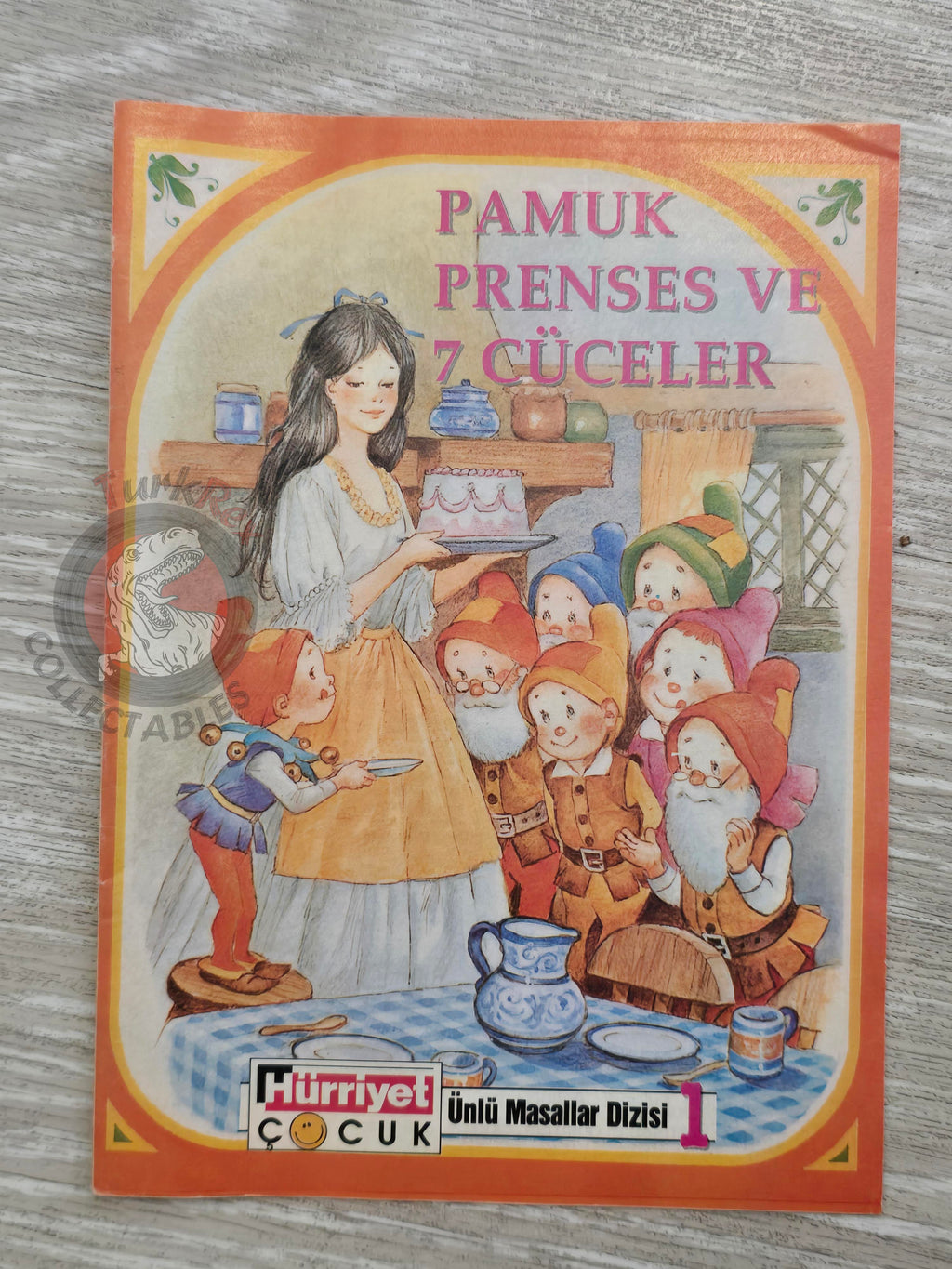 Grimm Brothers – Snow White and the Seven Dwarfs 1984 Turkish Book Turkey Illustrated