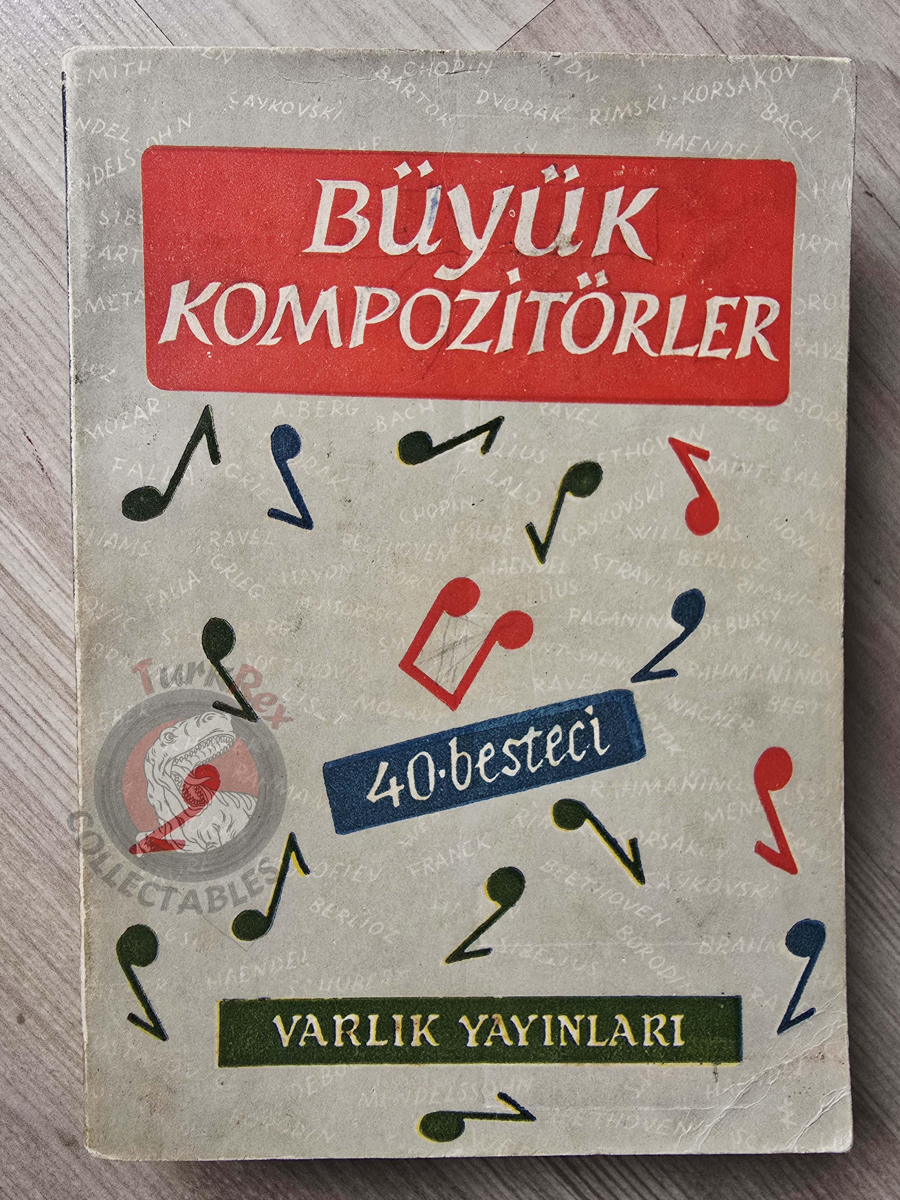 Great Composers 1959 1st by Turkish Writer Book Turkey Classical Music Bach Haydn