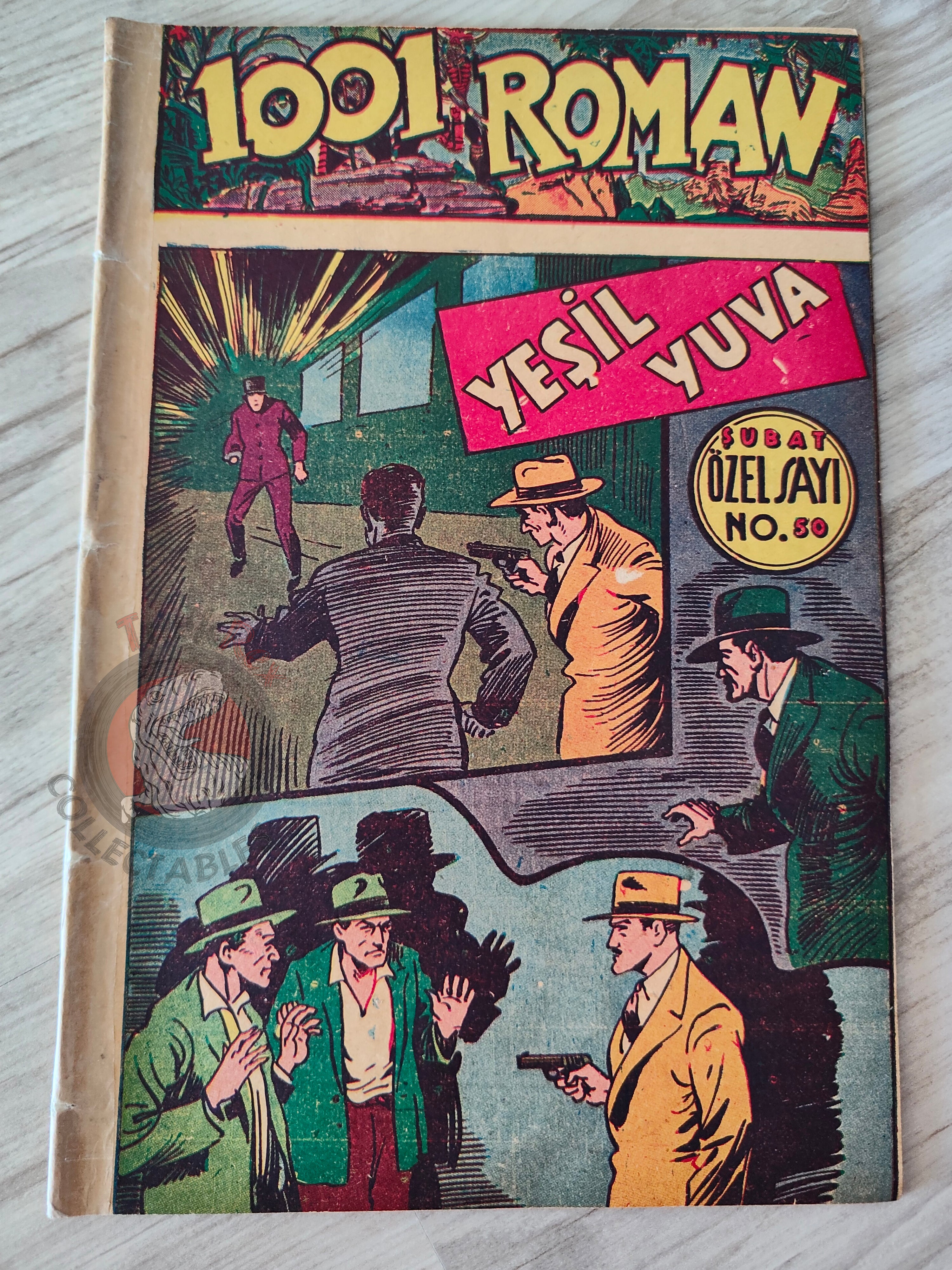 1001 Roman 1944 The Green Nest Turkish Comic Mag Turkey