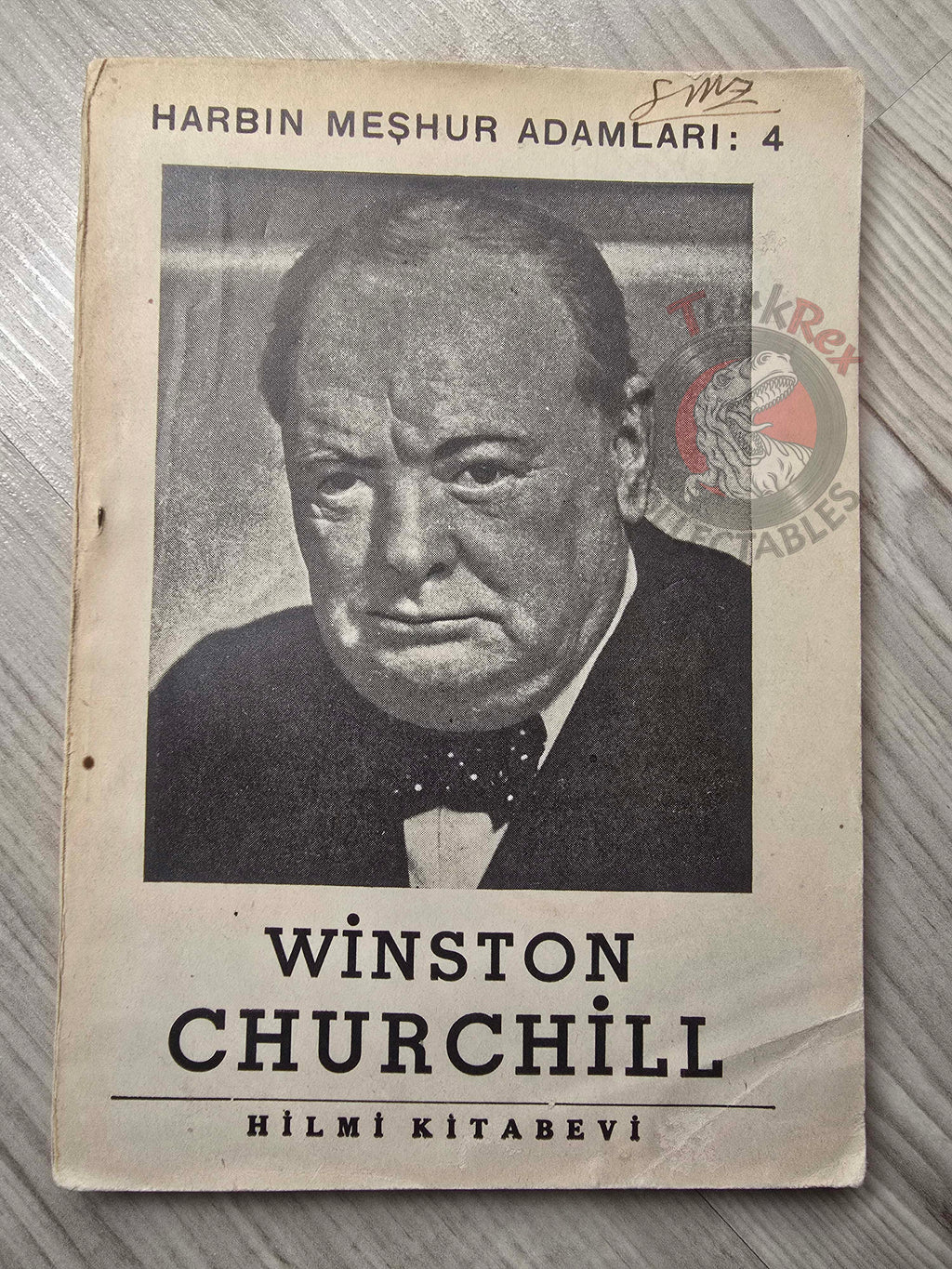 Famous Men of the War Vol 4 1942 Winston Churchill Turkish Book Turkey WW2 World Two
