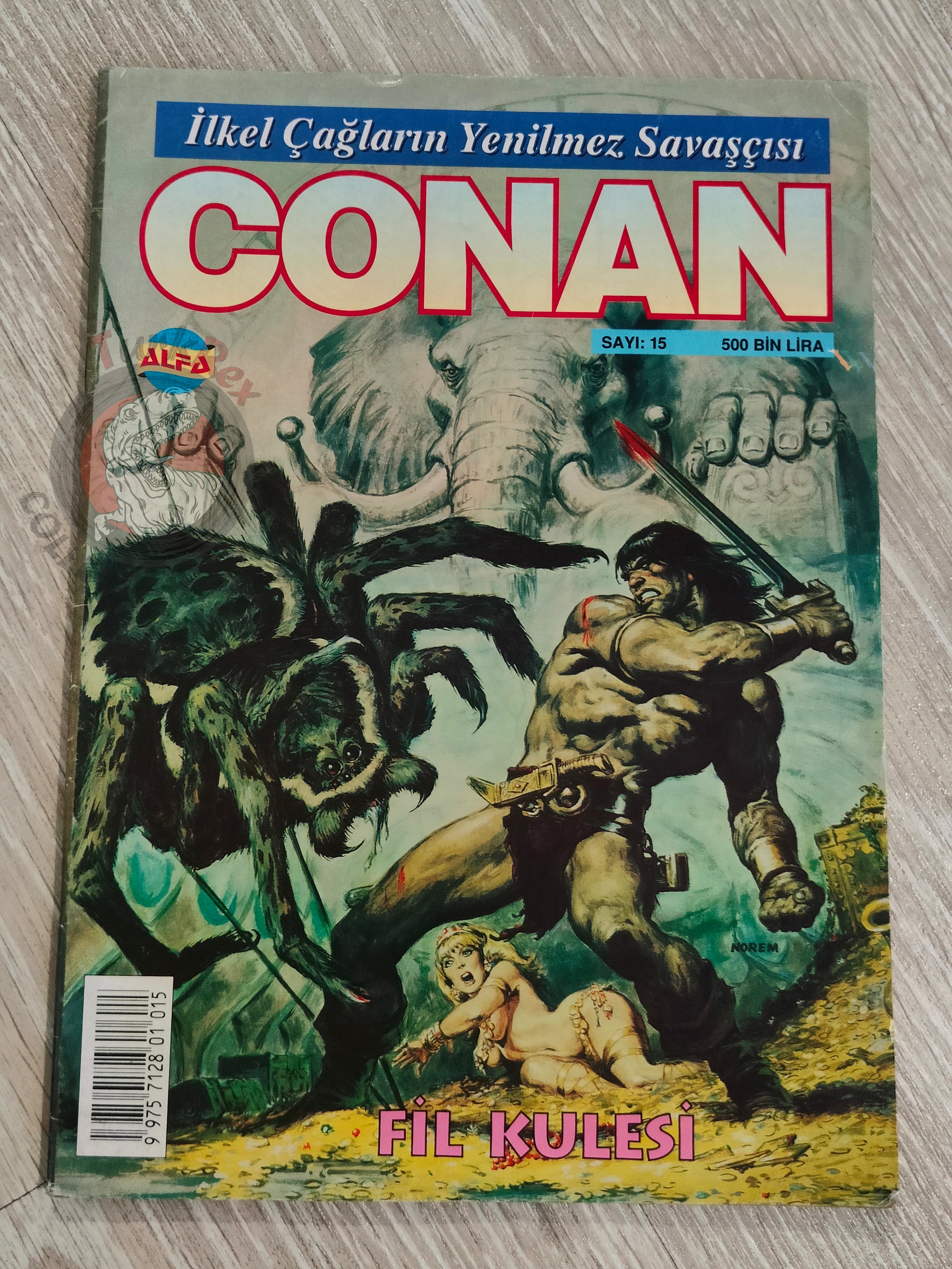 Conan #15 The Savage Sword of Conan #24 Turkish Comic Turkey